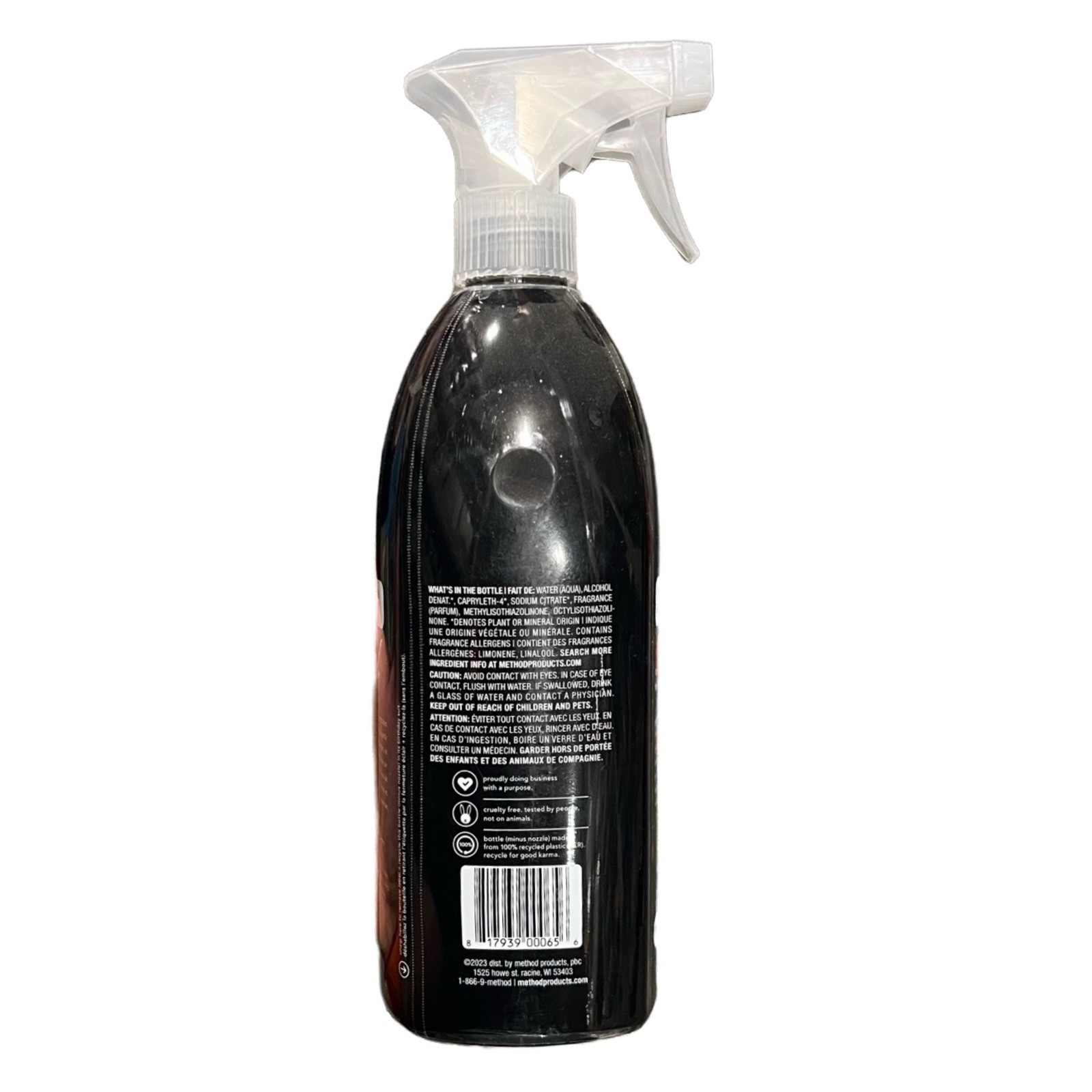 Method Daily Granite Cleaner Apple Orchard Scent 28oz Spray Bottle.