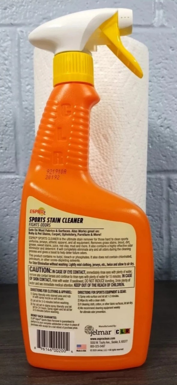 CLR Sports Stain Remover Spray w/Odor Guard, 32oz🔥 5 Bottles Lot 🔥🔥🔥🔥