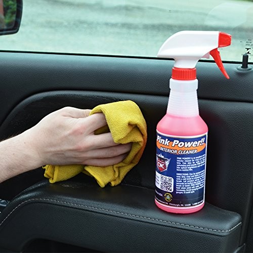 Pink Power Automotive Interior Cleaner – – Perfect for Vinyl, Plastic & Pint