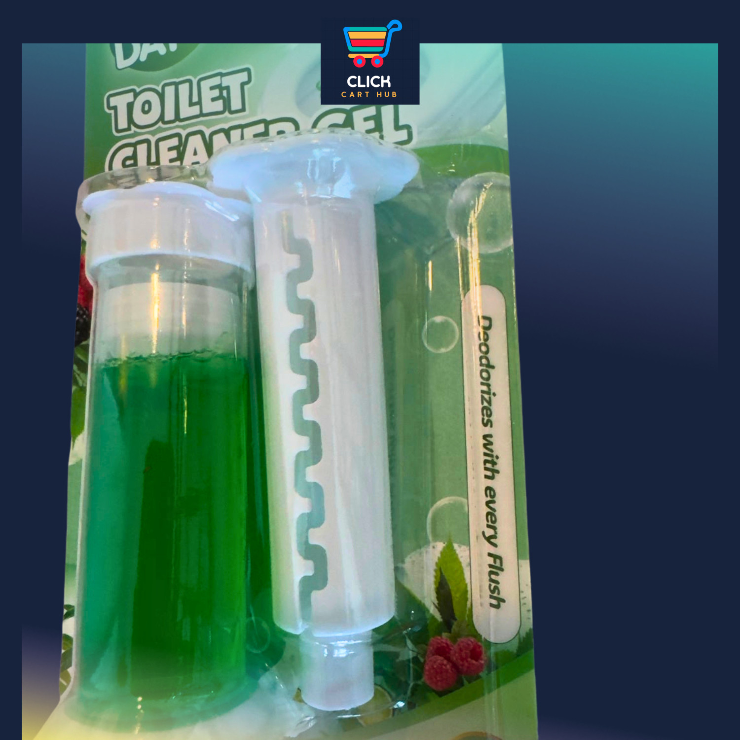 1PCS GEL Fragrance Green toilet bowl cleaner, refreshing last for 1 week