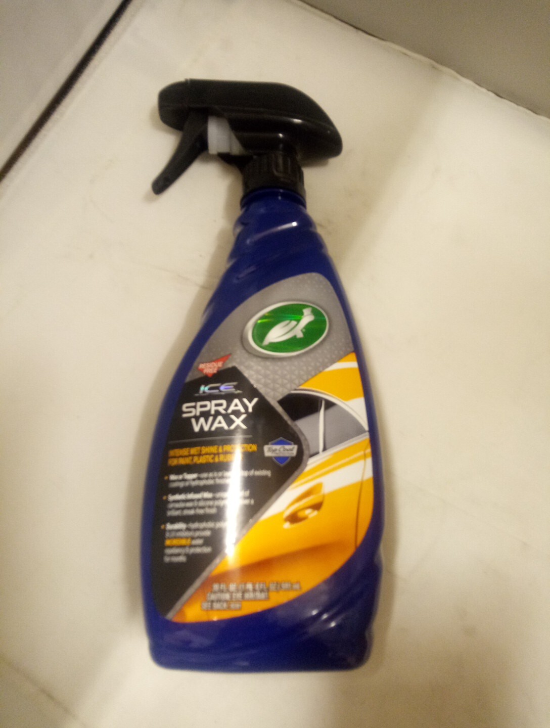Turtle Wax ICE Spray Wax Cars Auto Paints Cleaners UV Protection 20oz T-477R