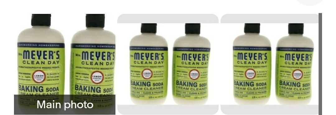 (6) Mrs. Meyer’s Clean Day Baking Soda Cream Cleanser Lemon case of 6