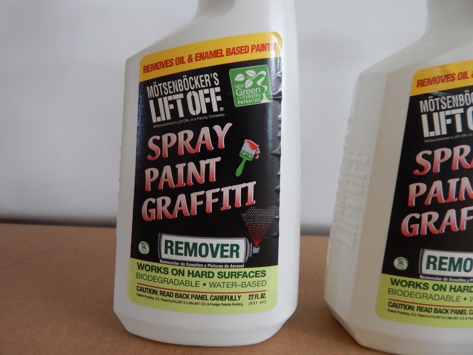 Lot of 3 22 Oz Spray Bottles Motsenbocker’s Lift Off Graffiti Oil Enamel Paint