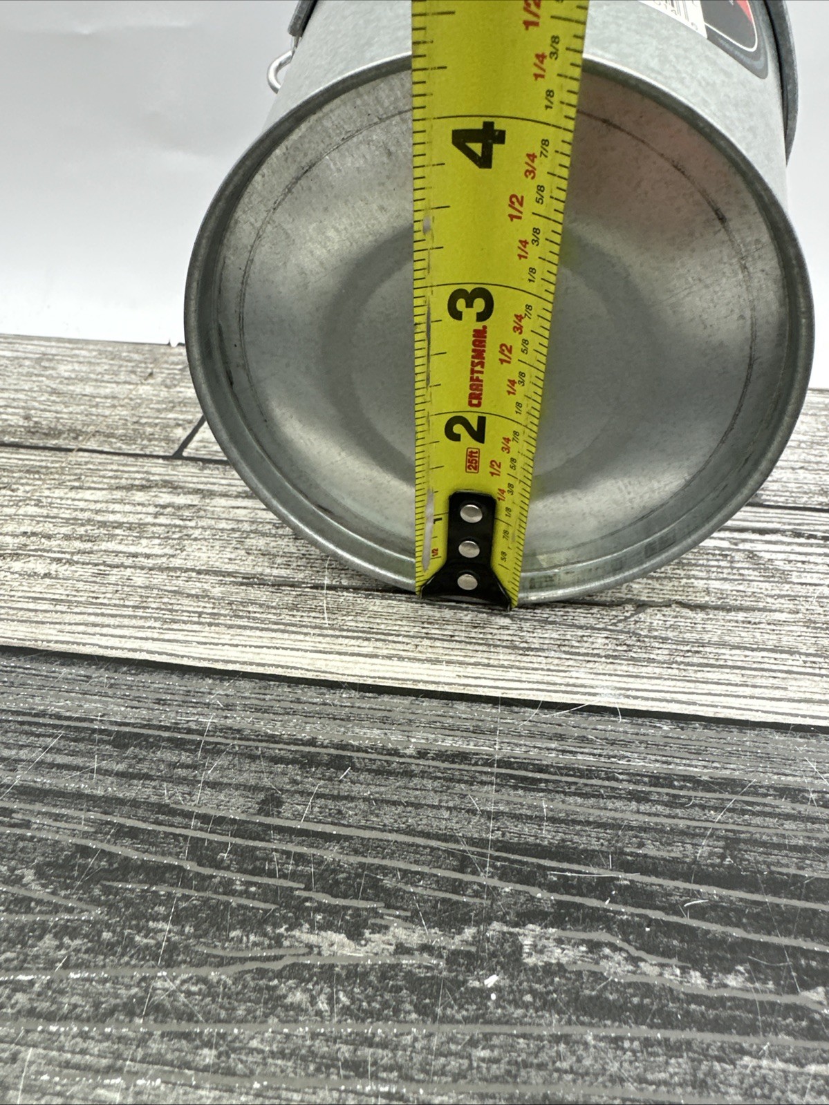 Behrens 2 Qt. Hot-Dipped Steel Pail With Handle Behrens Made In USA 1 L ￼￼