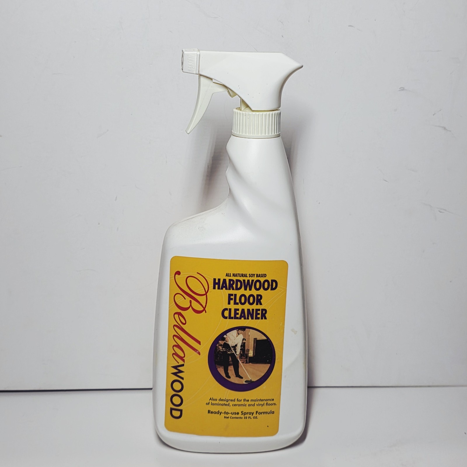 1- Bella Wood Hardwood Floor* Cleaner Ready to Use Vinyl Ceramic Laminate 32 oz.