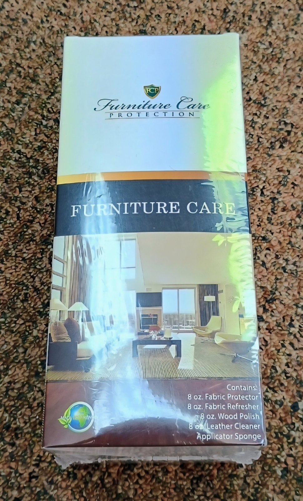 FCP Furniture Care Protection Kit Leather Fabric Wood New Sealed