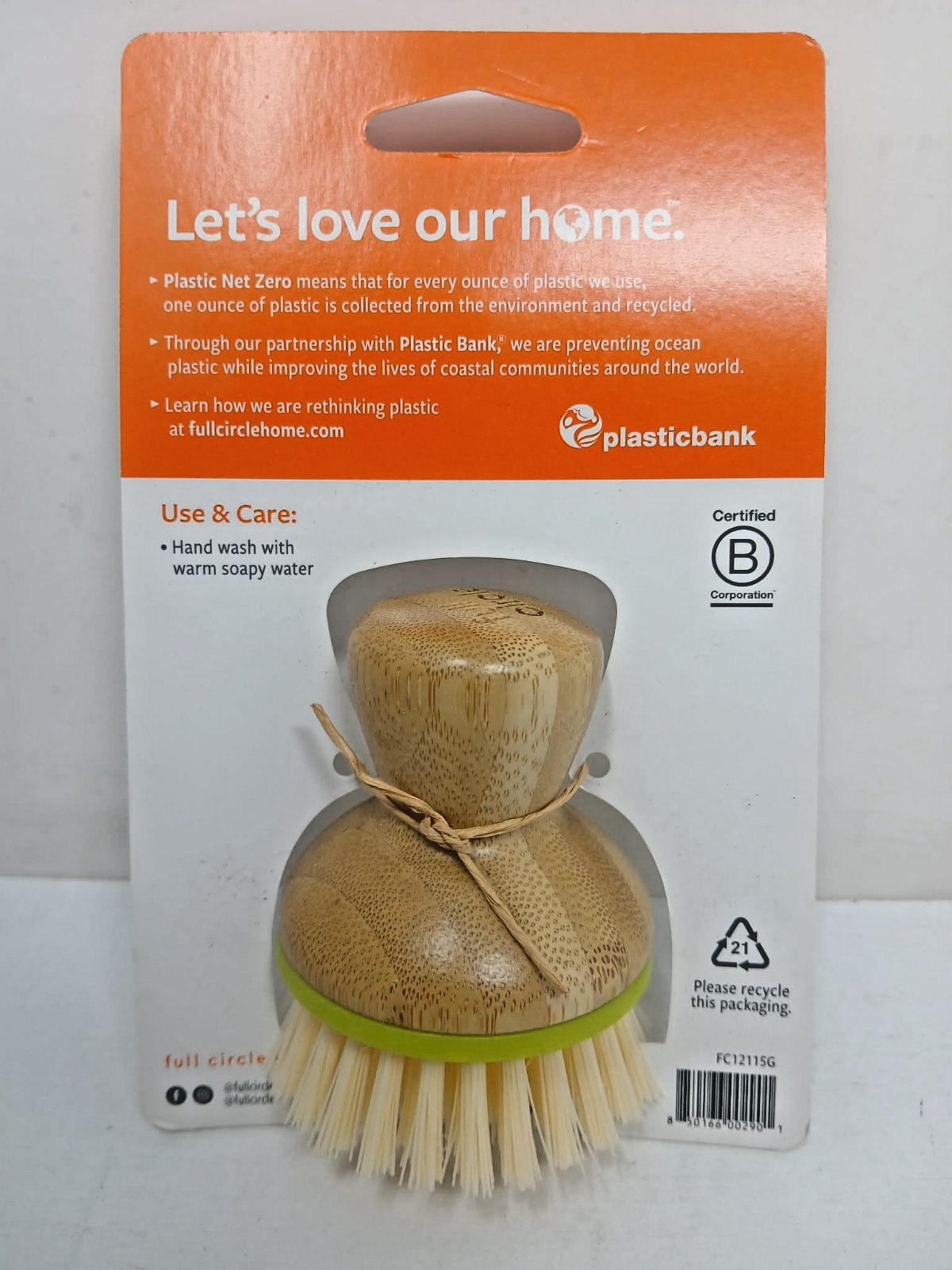 Full Circle Home Bubble Up Replacement Dish Brush Green