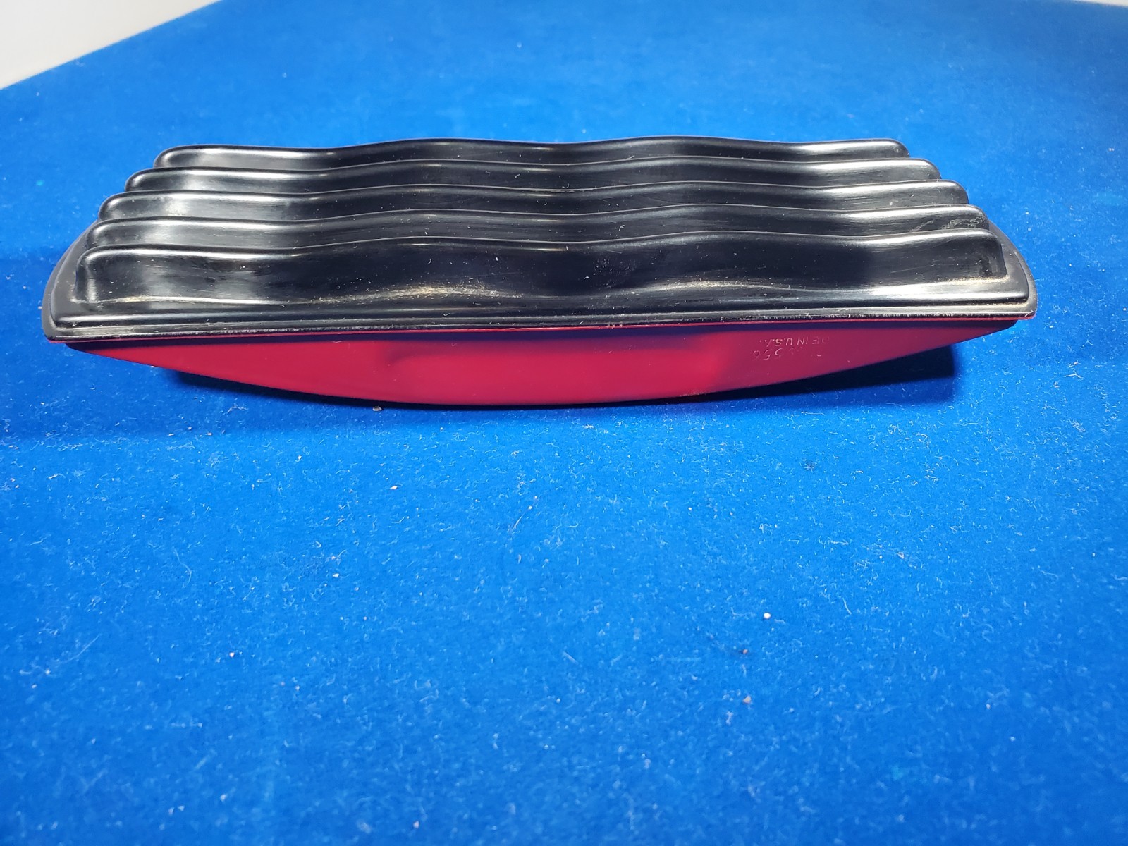 Stanley Magnetic Cleaner Red Black/Bakelite Upholstery Brush Original Box 1950s