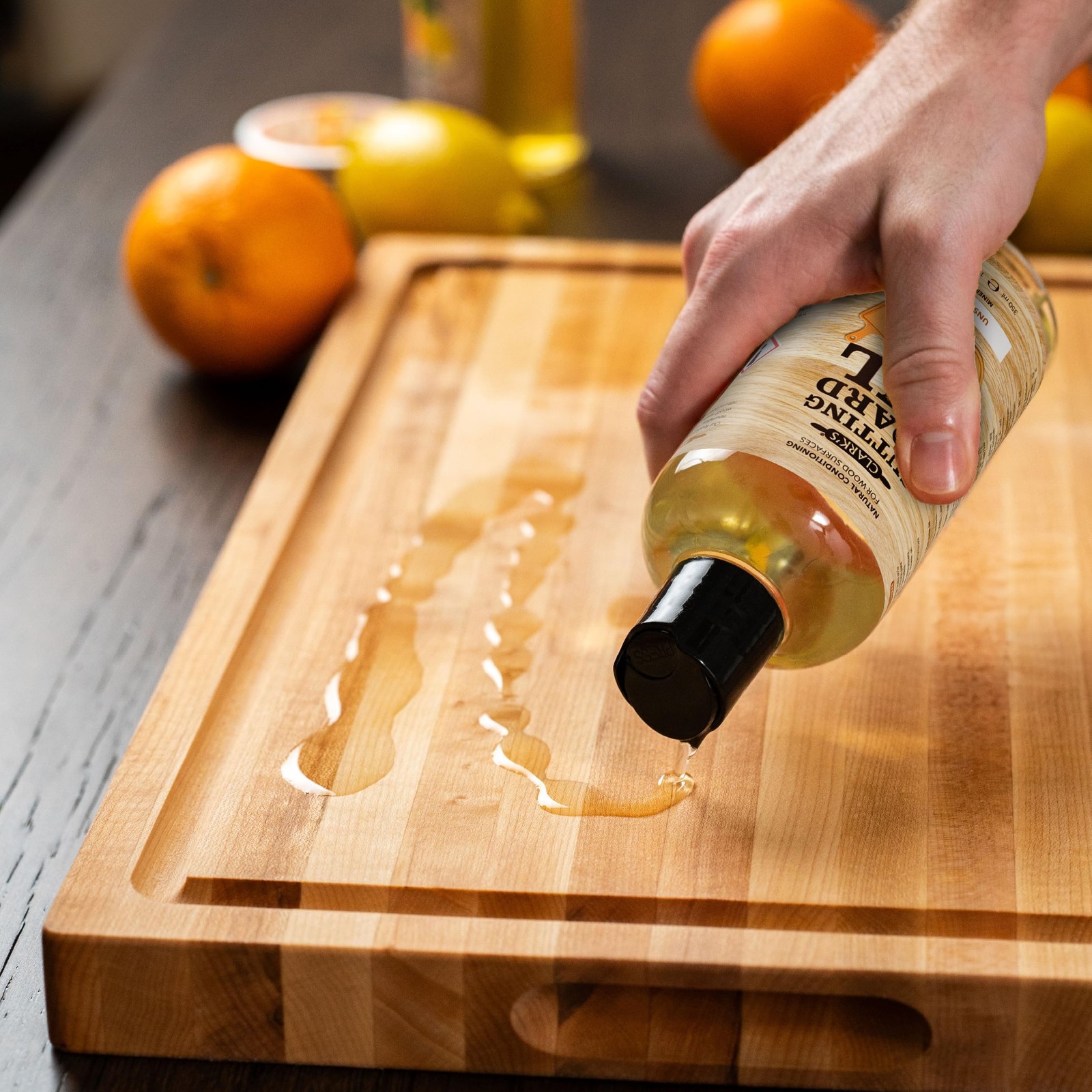 Mineral Oil 12oz – Food Grade Wood Conditioner, Cutting Board & Knife Lubricant