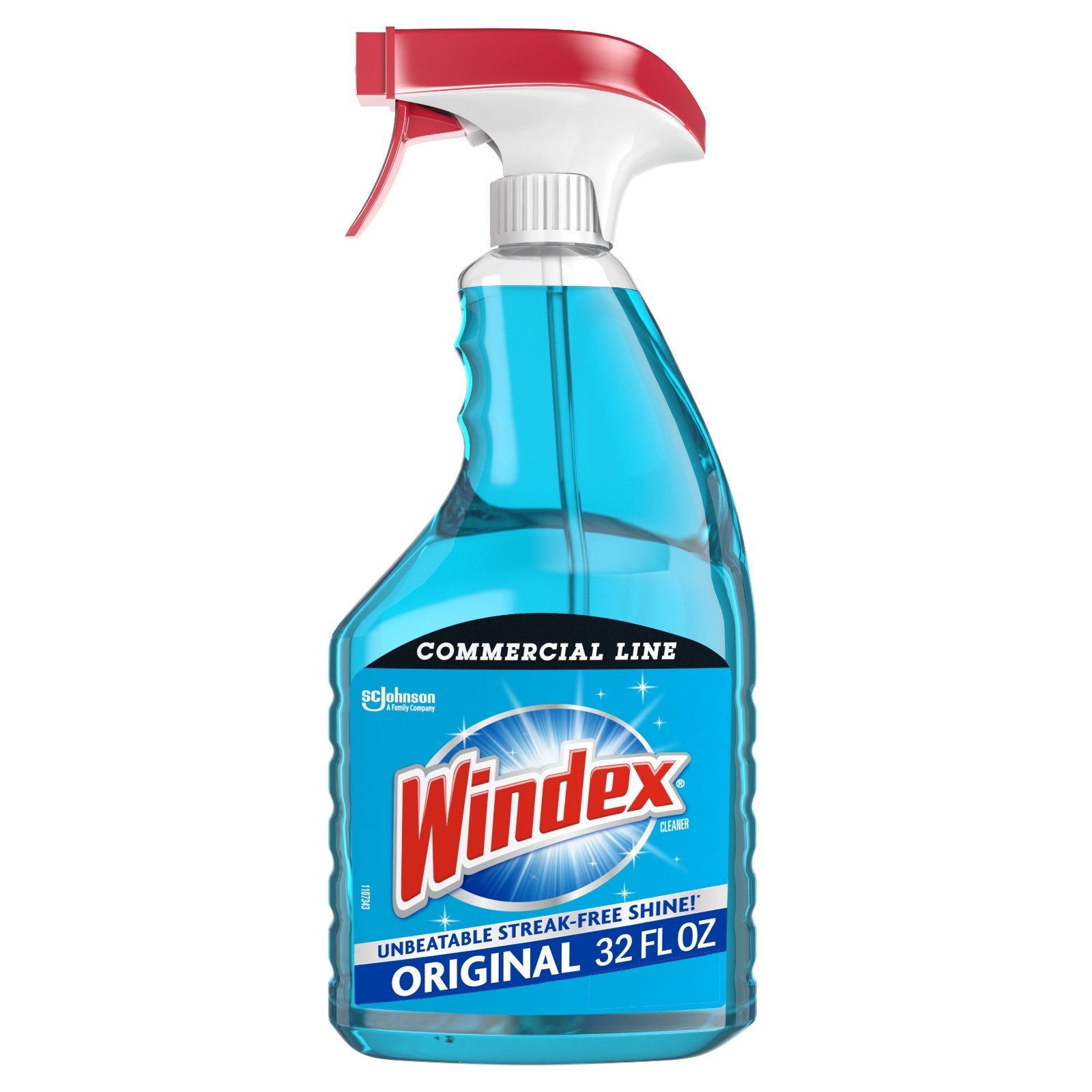 Great Value Original Glass Cleaner Ammonia Formula 32 oz Fresh Scent Spray