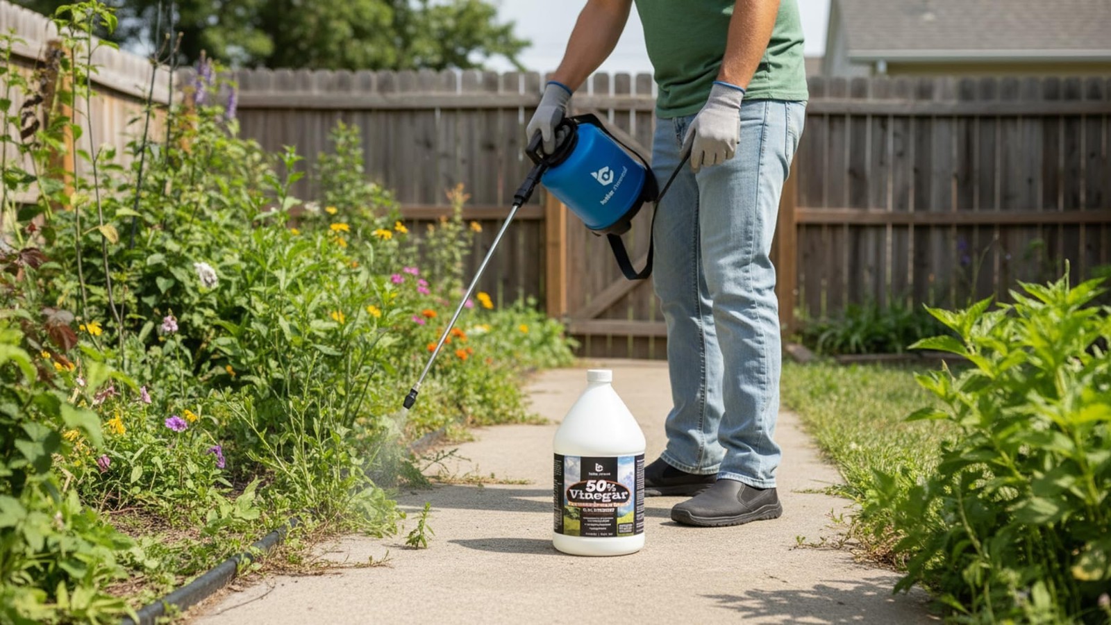 50% Pure Concentrated Vinegar – 125x Stronger Cleaner for Indoor & Outdoor Use (