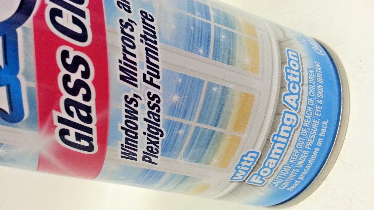 ( Lot 3 ) Scrub Free All Purpose Glass Cleaner w/ Foaming Action12 oz each
