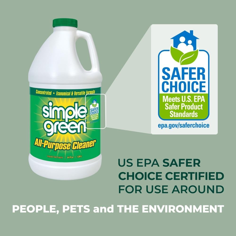 Simple Green All Purpose Cleaner Concentrate, 64 Fl Oz, Multi-Surface Cleaner