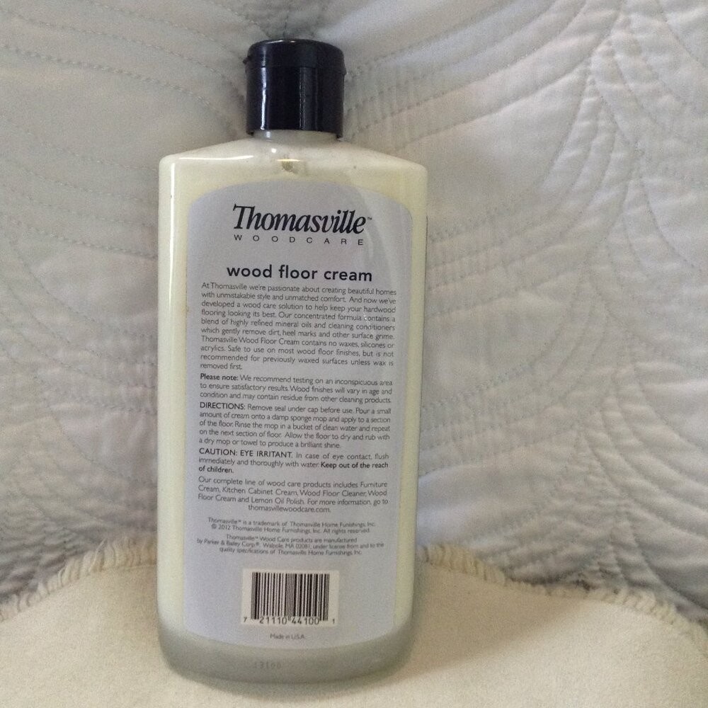 Thomasville Woodcare, 16oz, Wood Floor Cream, Hard to find, Made in the USA.