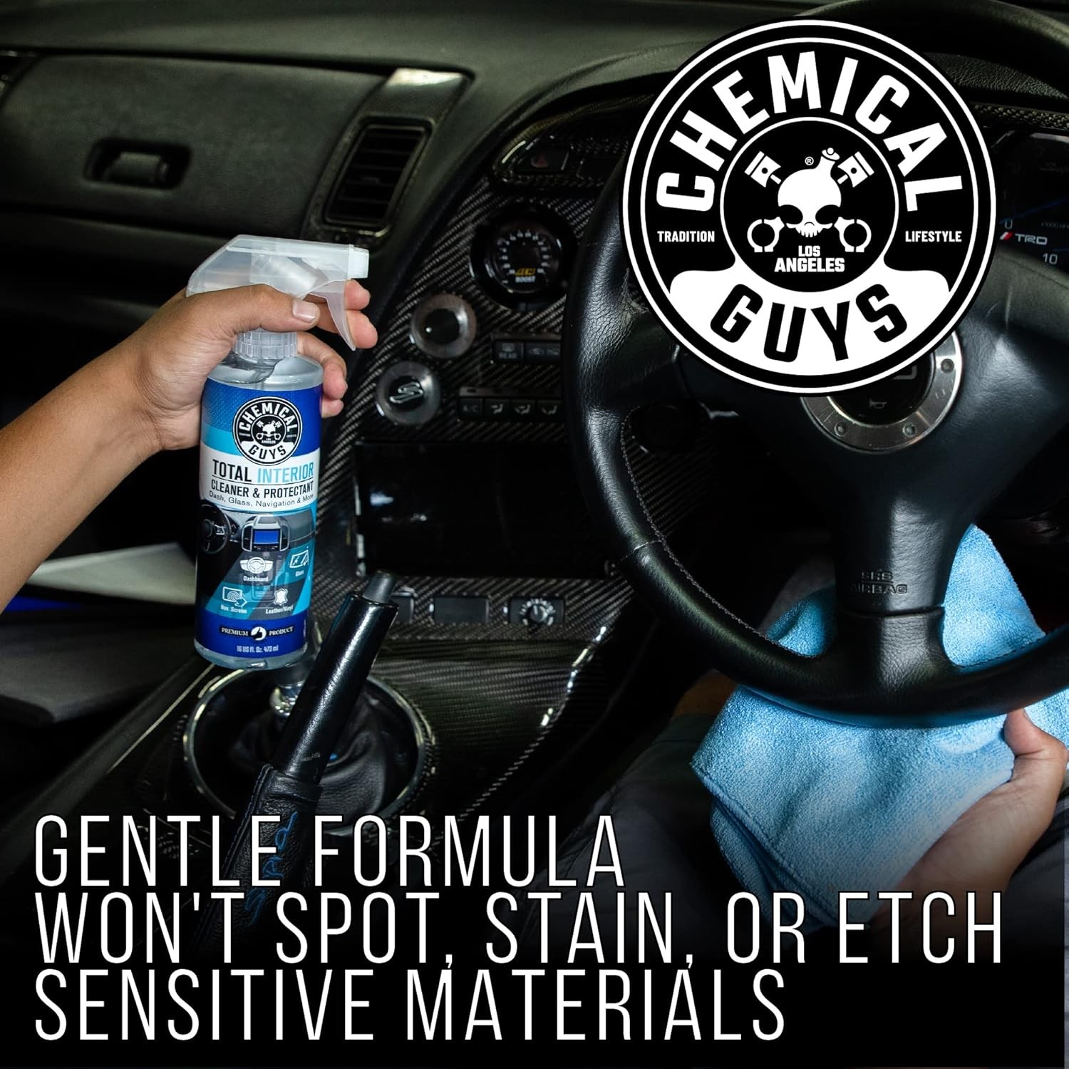 Chemical Guys Total Interior Cleaner & Protectant, Interior Car Cleaning