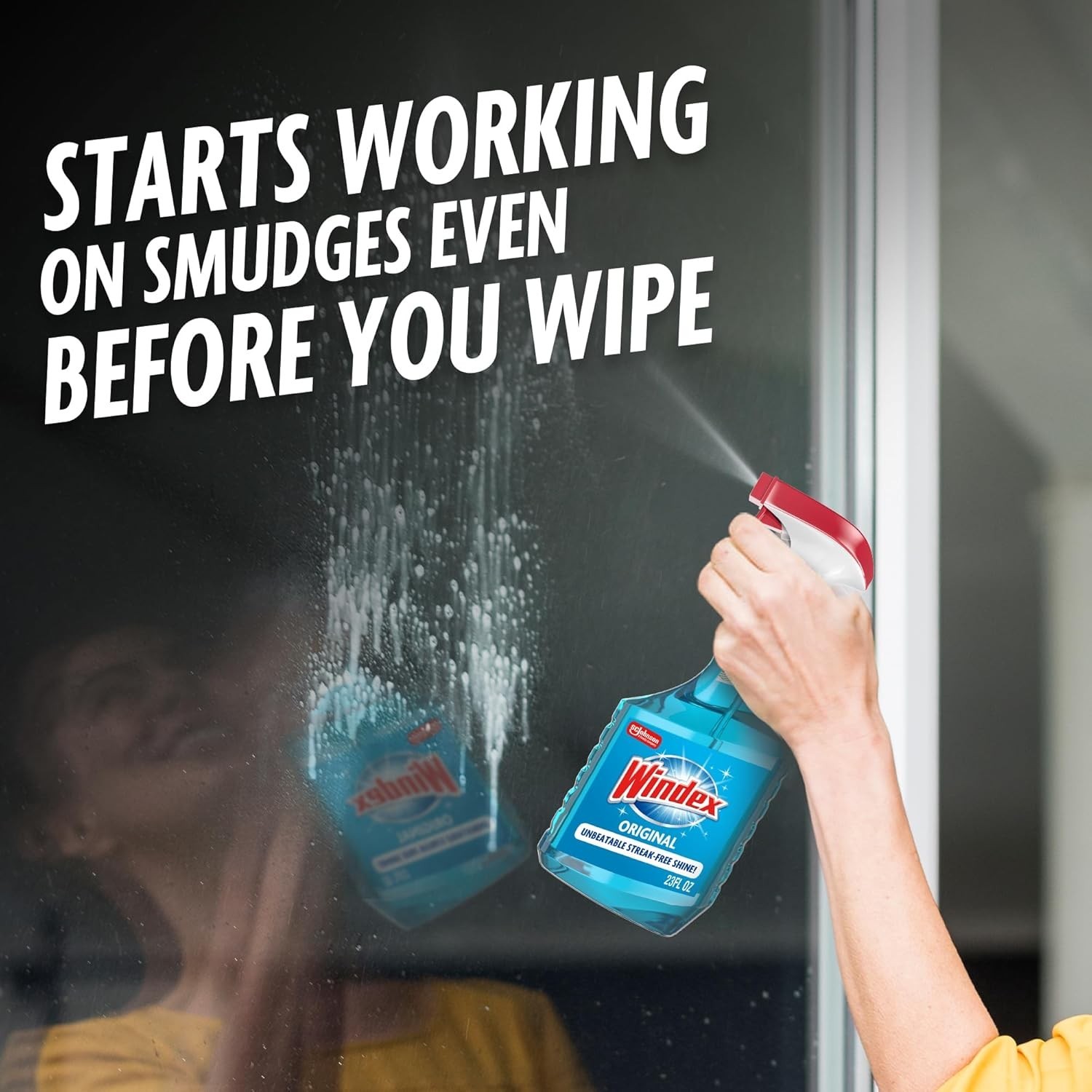 Windex Glass Cleaner Spray Refill Original Blue Window Cleaner 2 x 2L Pack