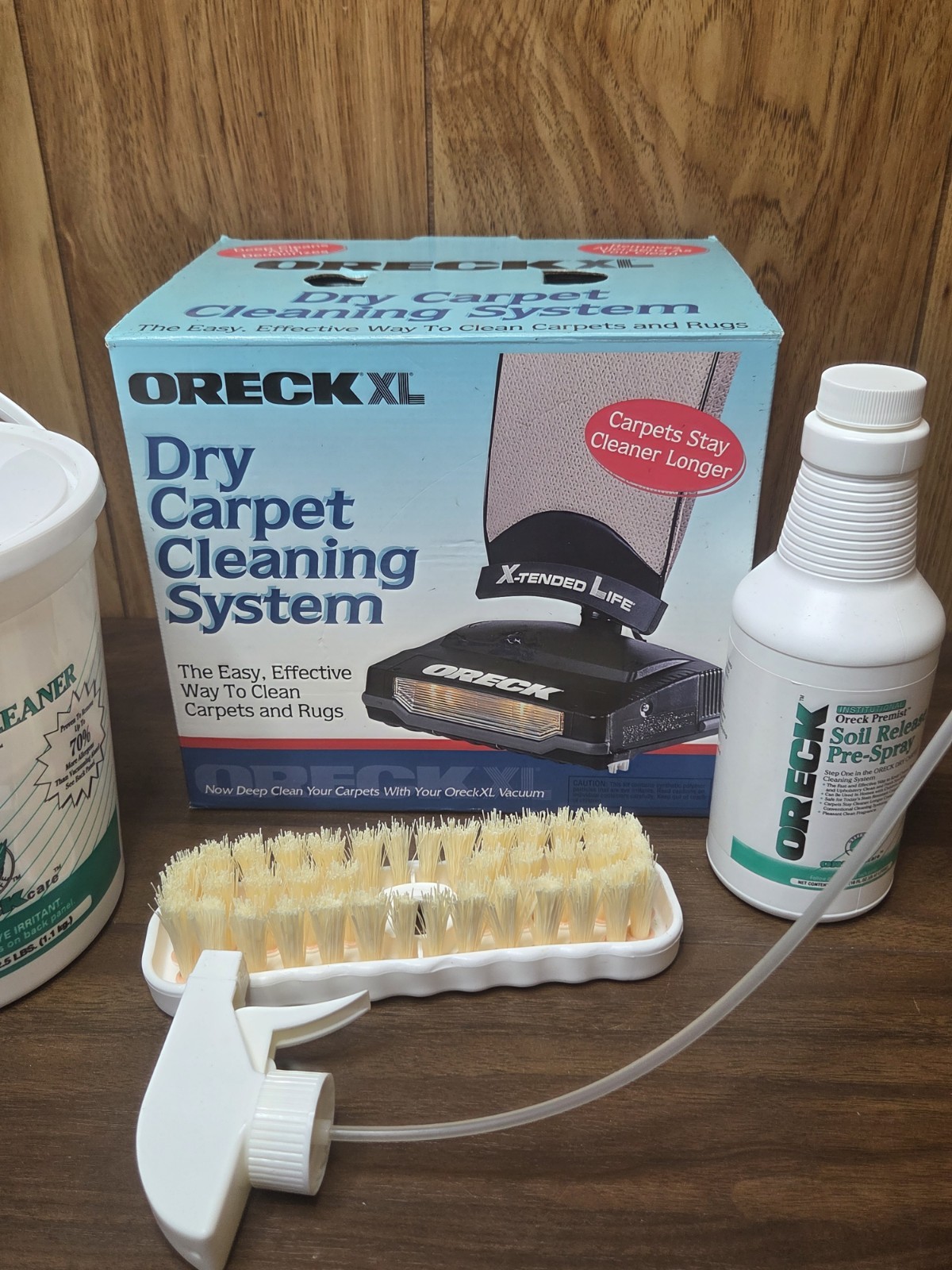 Oreck XL Dry Carpet Cleaning System Deep Clean Spray Rugs and Carpets New Open