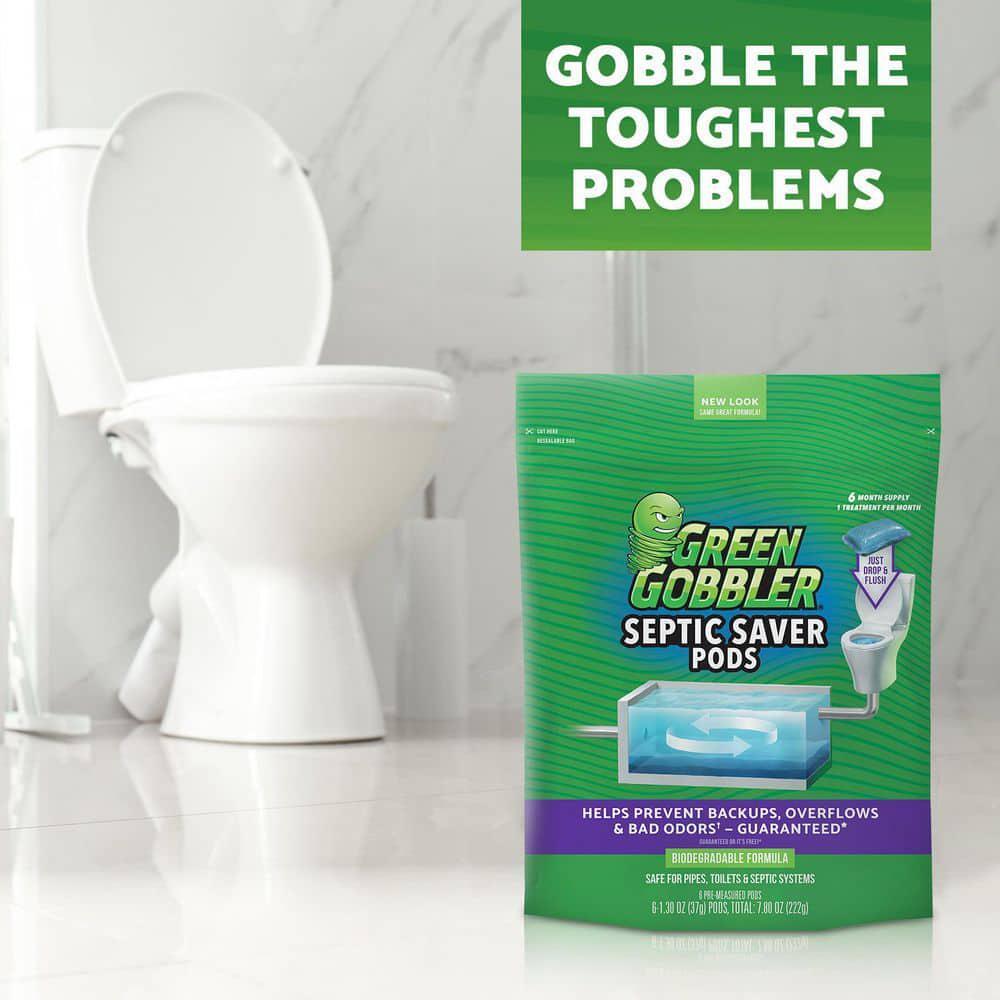 Septic Tank Treatment Pods 2 pack, 6-month supply