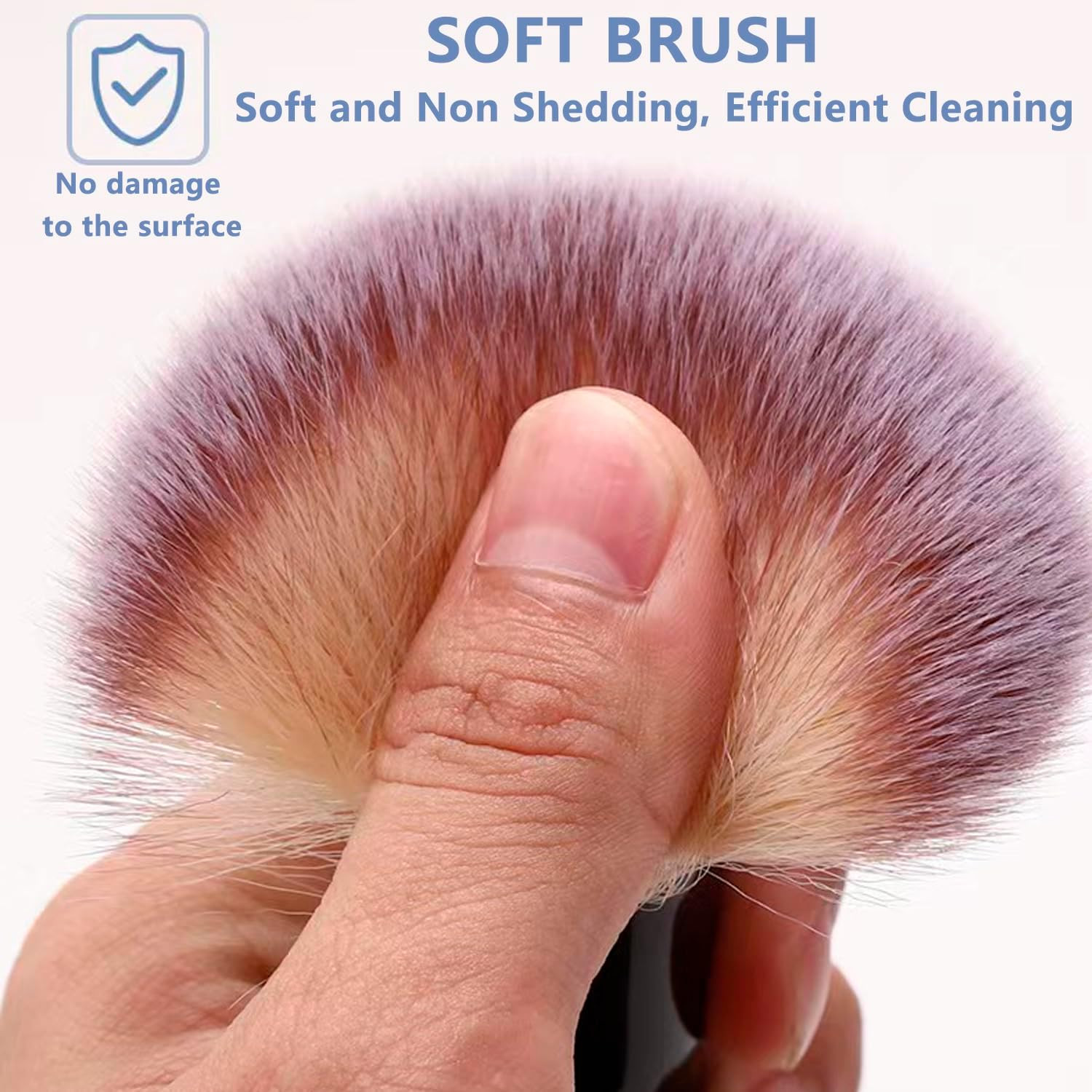 3 Pack Microfiber Duster, Small Dust Brushes, Feather Duster, Soft Fibers