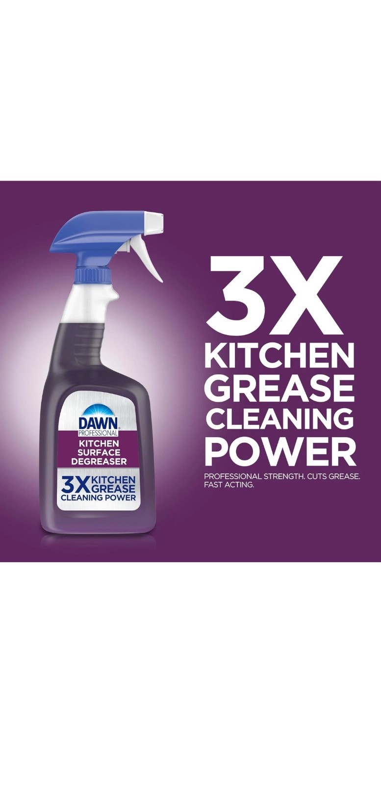 Dawn Professional Kitchen surface degreaser