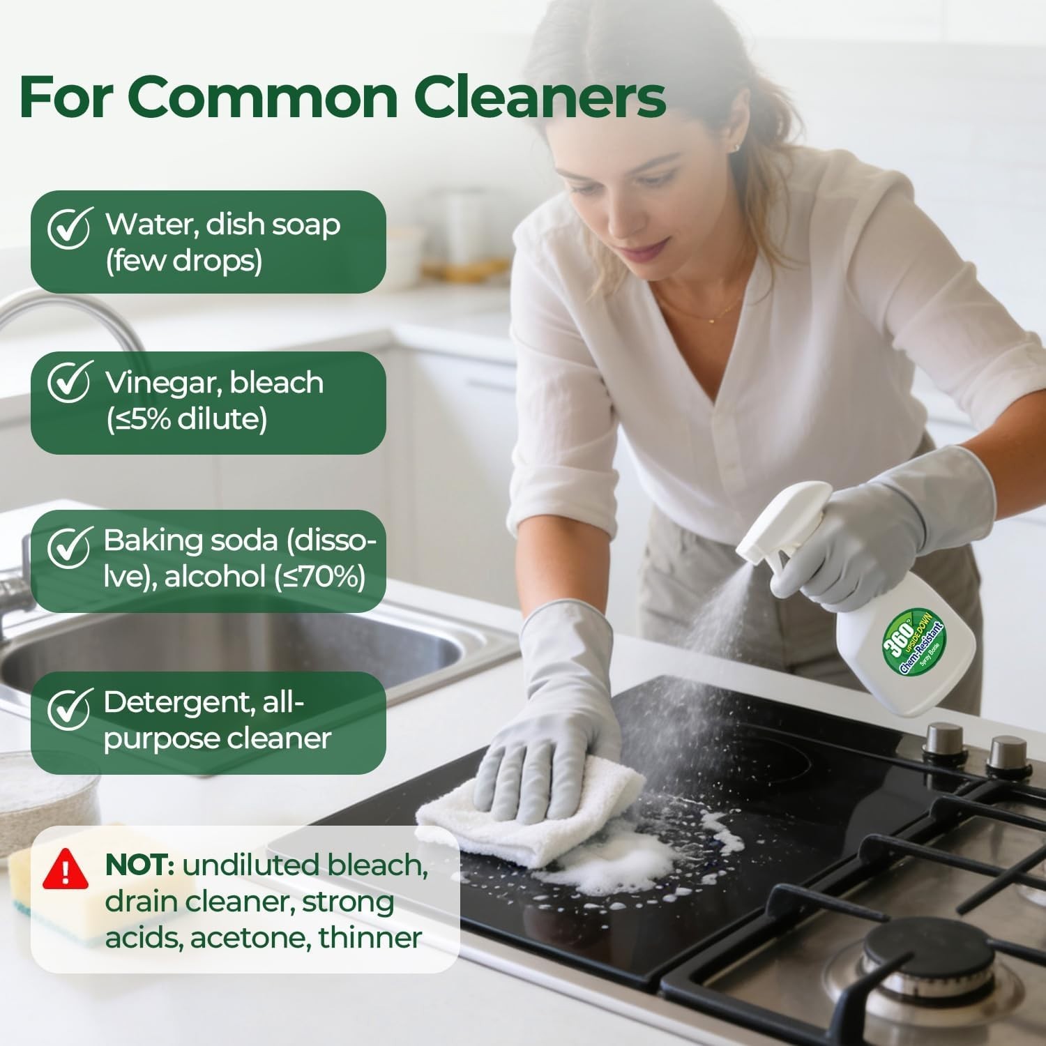 Heavy Duty Cleaning Spray Bottles 3 Pack, 24 Oz – Ideal for Home & Garden