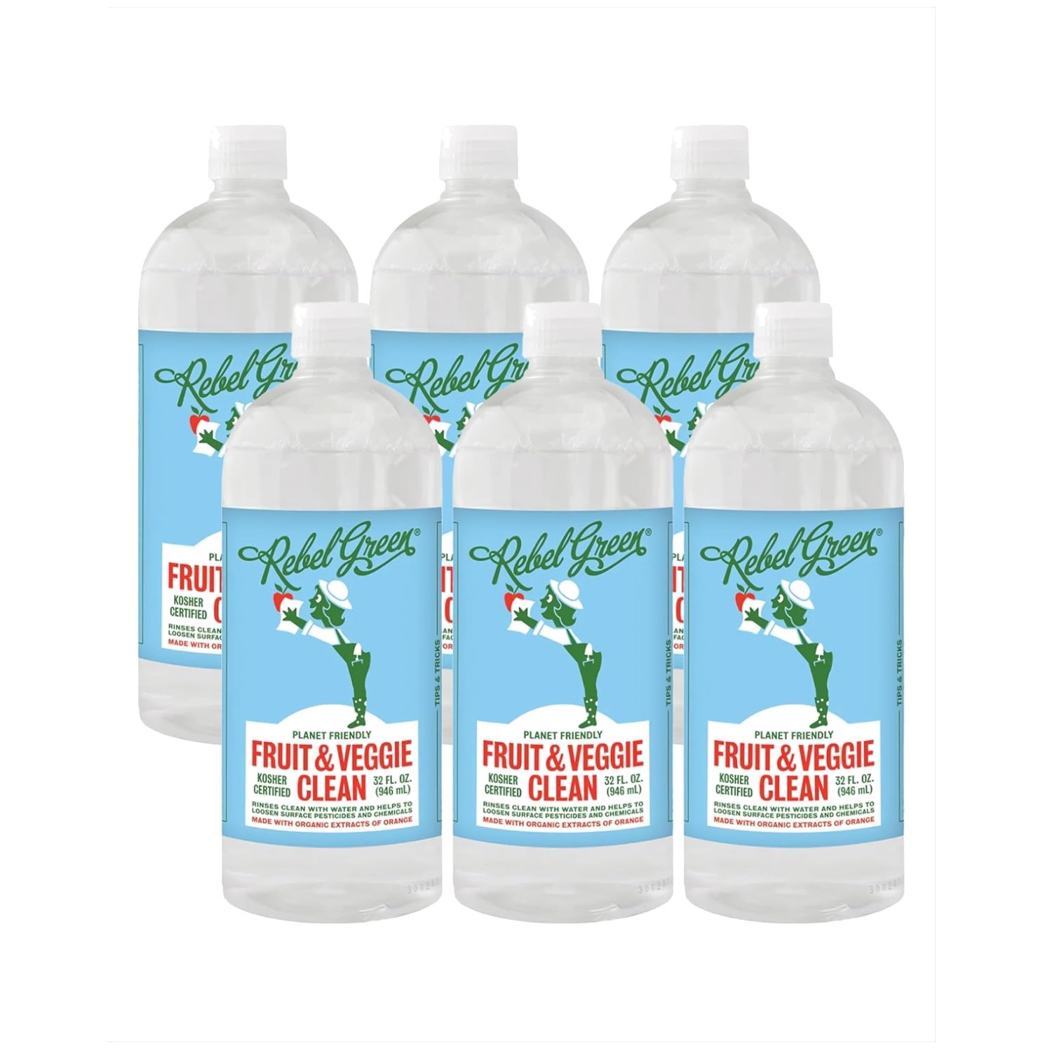 Pure Citrus Extract Veggie Wash – No Harsh Chemicals, 34 oz