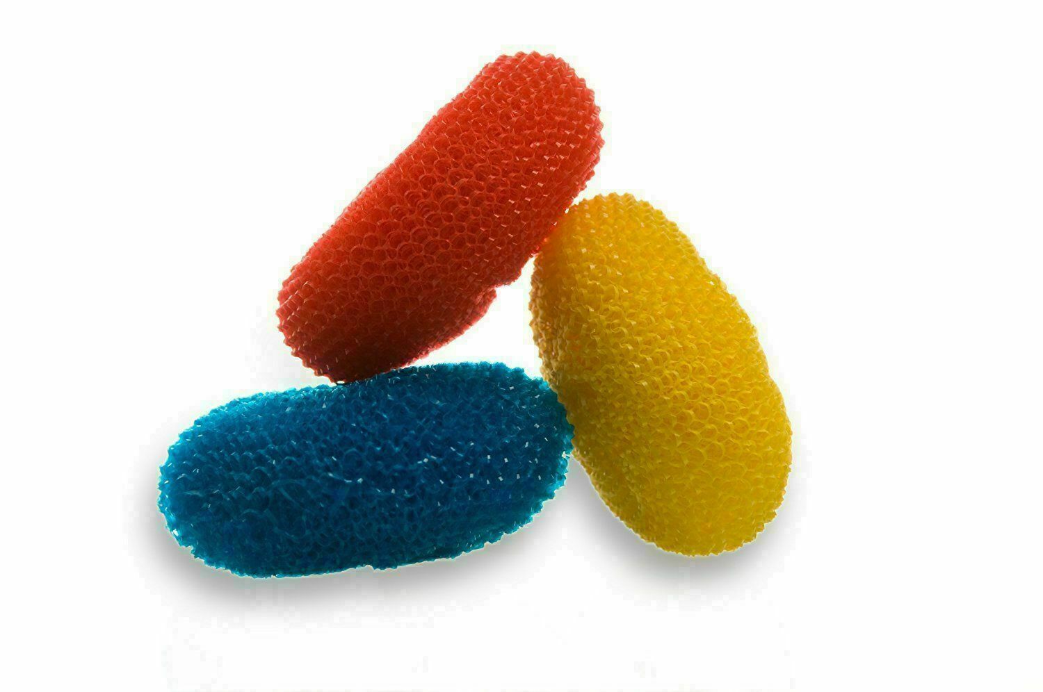12Pc Cleaning Plastic Cleaning Scrubber Kitchen Dish Pot Pan Washing NYLON Jaali