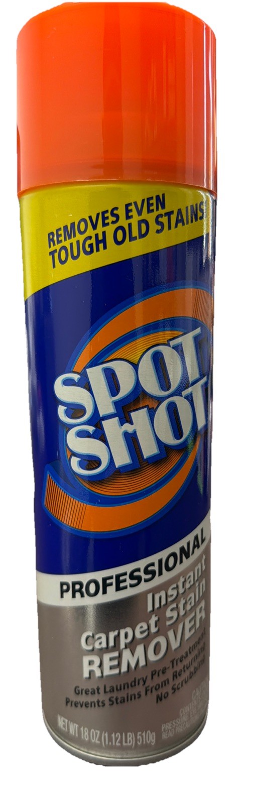 Lot of 12 Spot Shot Instant Carpet Stain Remover Aerosol, 21 oz. Cans