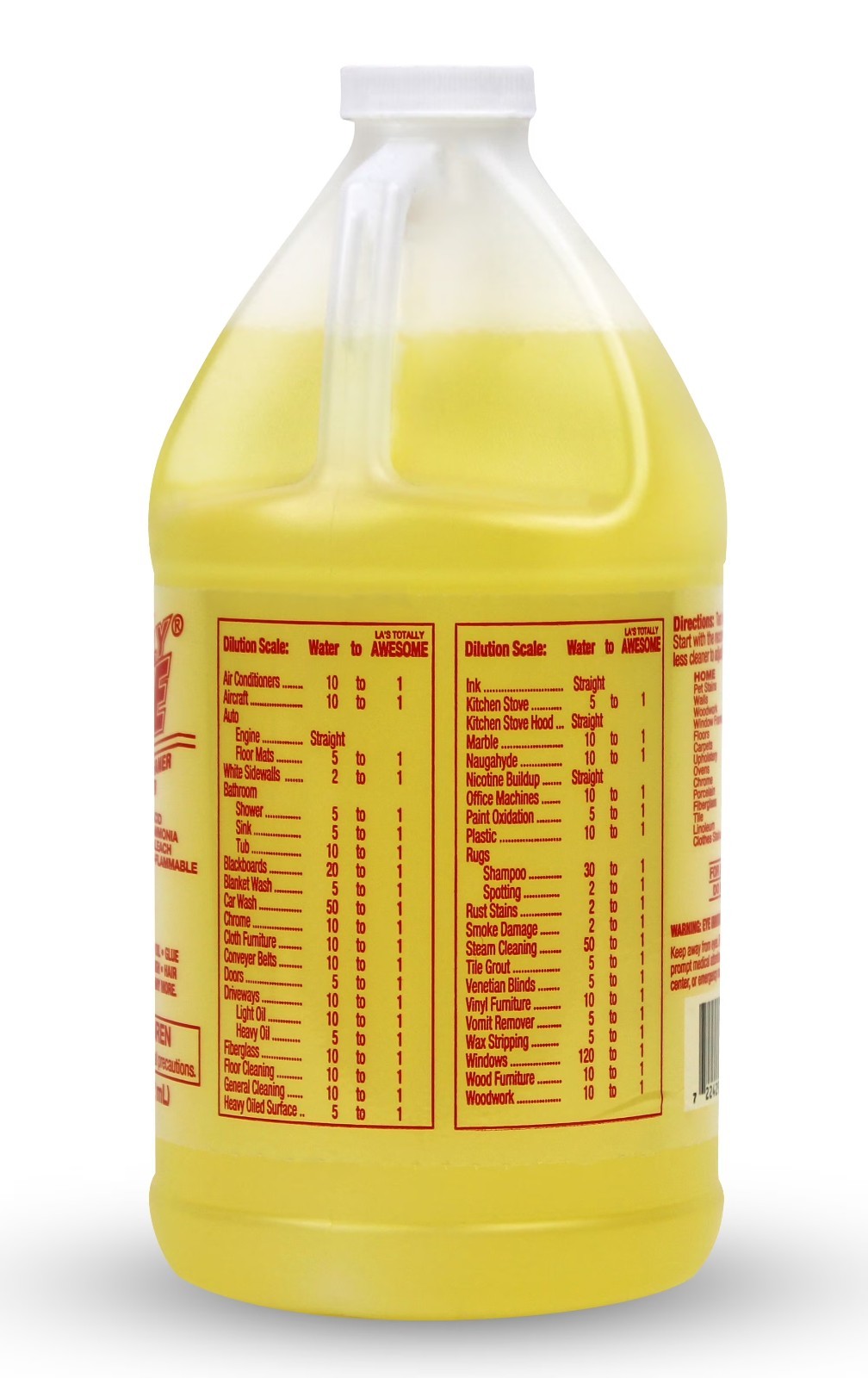LA’s Totally Awesome All Purpose Concentrated Cleaner ,Degreaser, 64 fl oz.