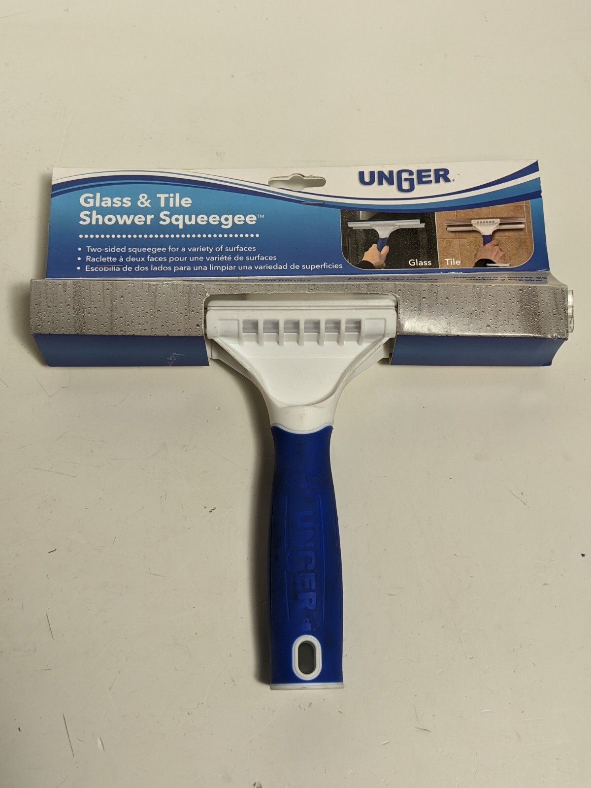 Two Unger 10 In. Glass and Tile Squeegees – 761475979627