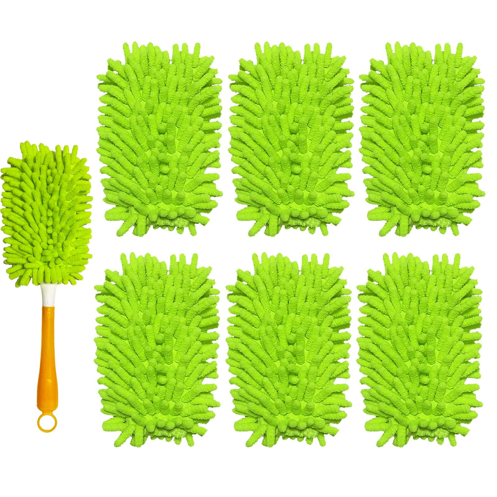 Yicotira Reusable Duster Refill Compatible with Swiffer Hand Duster – 360 Hea…