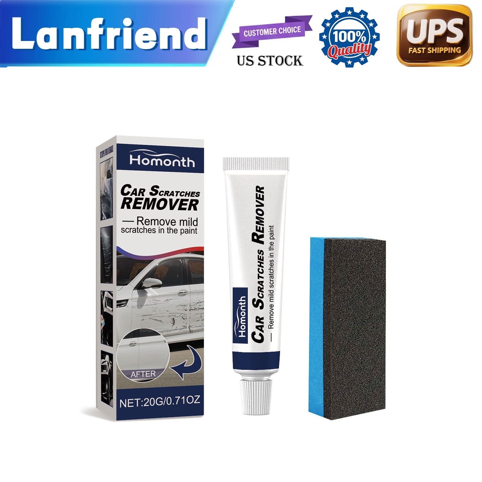 Automotive Removing Marks Agent – Scratch Care Abrasive Paint Polish 🧼