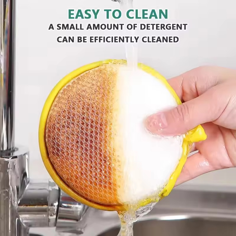 Double Sided Dishwashing Sponge Non Scratch Kitchen Cleaning Scouring Pad 1-20pc