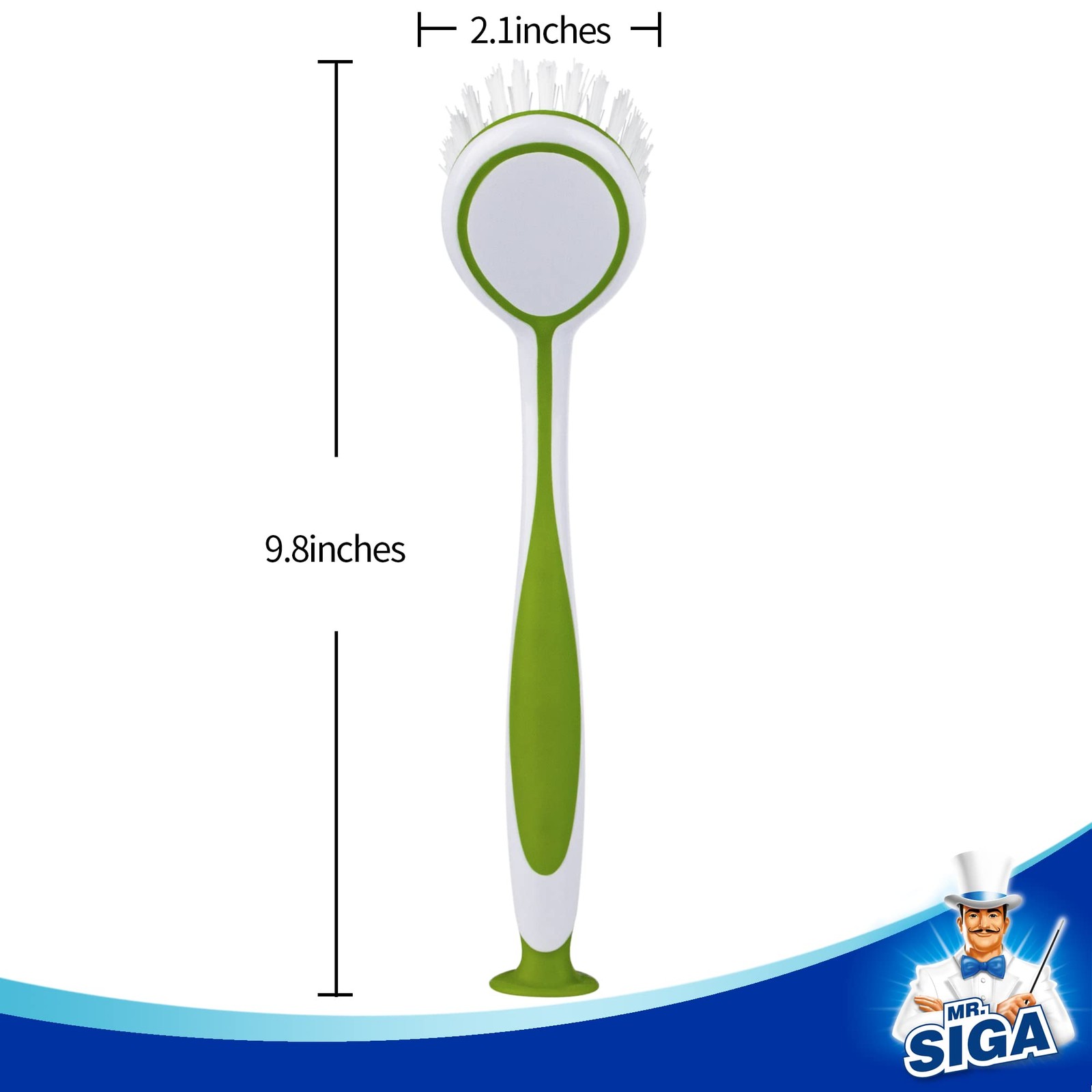 Round Dish Brush Size Dia 5.5 x 25cm – Pack of 3