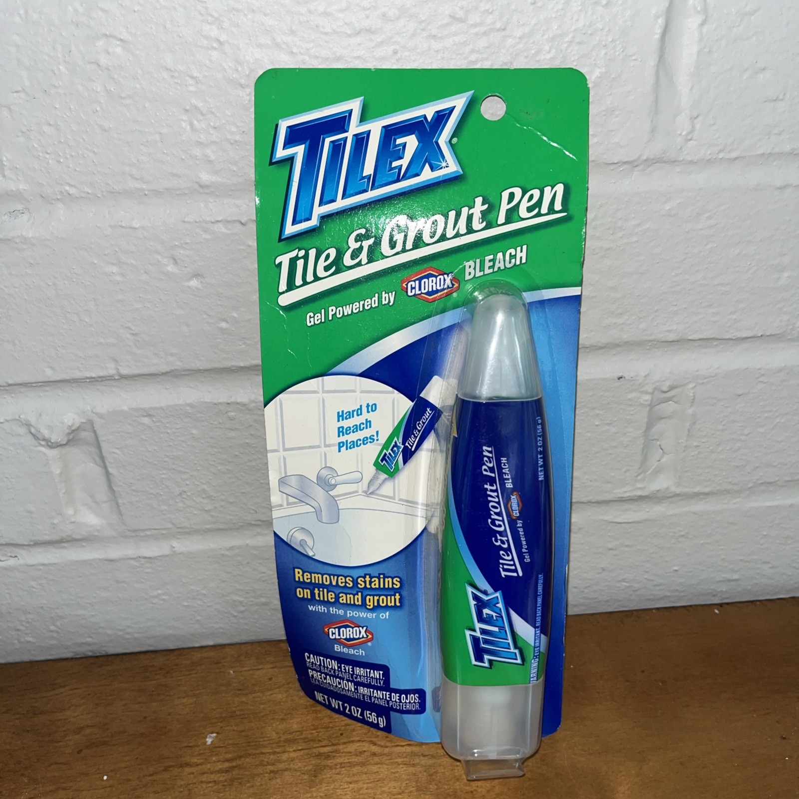 NEW Unopened Tilex Tile & Grout Pen Dual-Tipped Fine Point Broad Scrubber 2 oz
