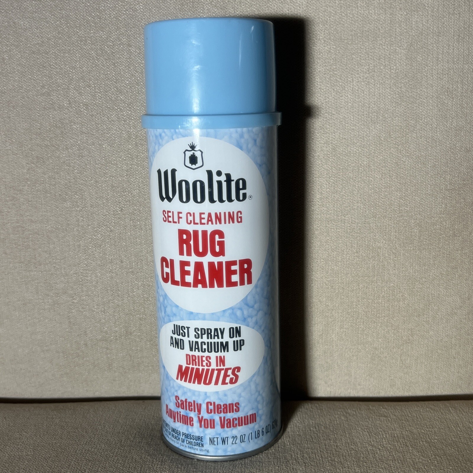 Vintage New Woolite Self Cleaning Rug Cleaner Carpet Care 22 oz Made in USA