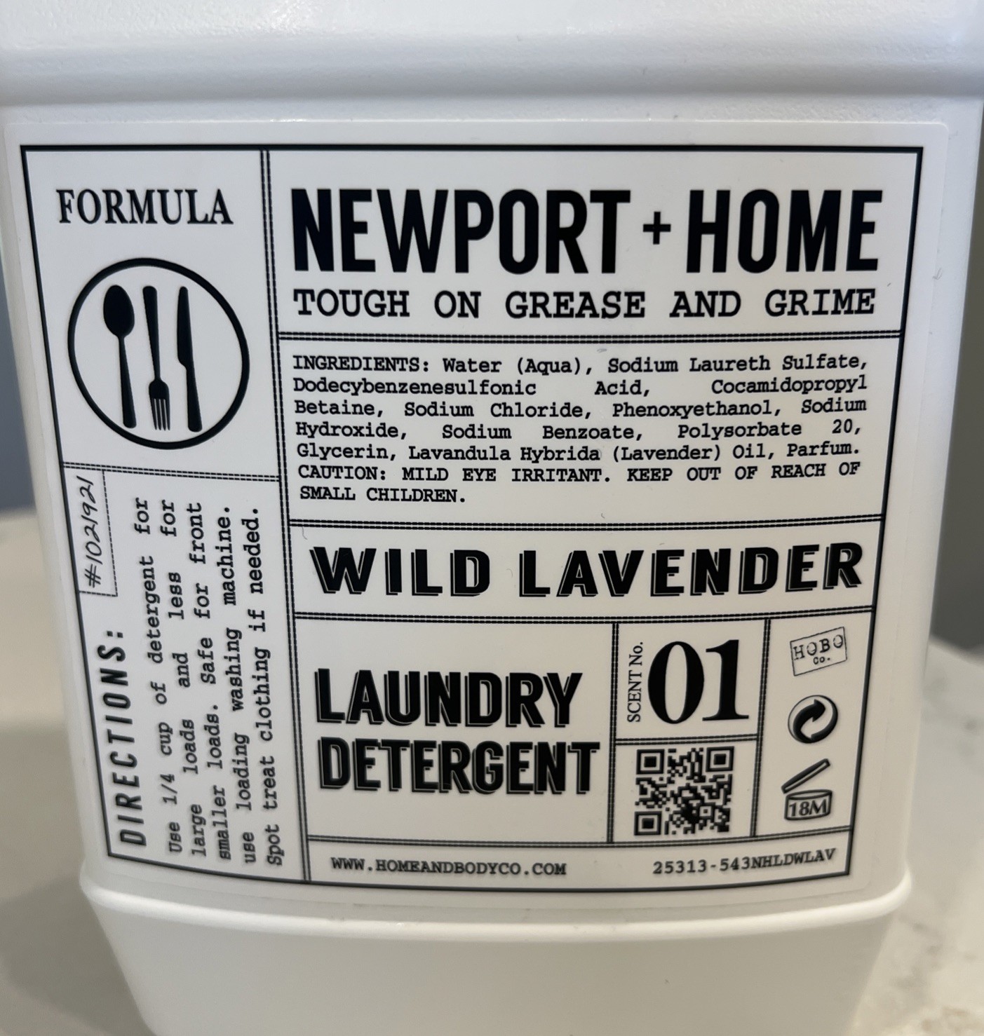Newport Home Wild Lavender Laundry Detergent No 1 64oz Professional Formula