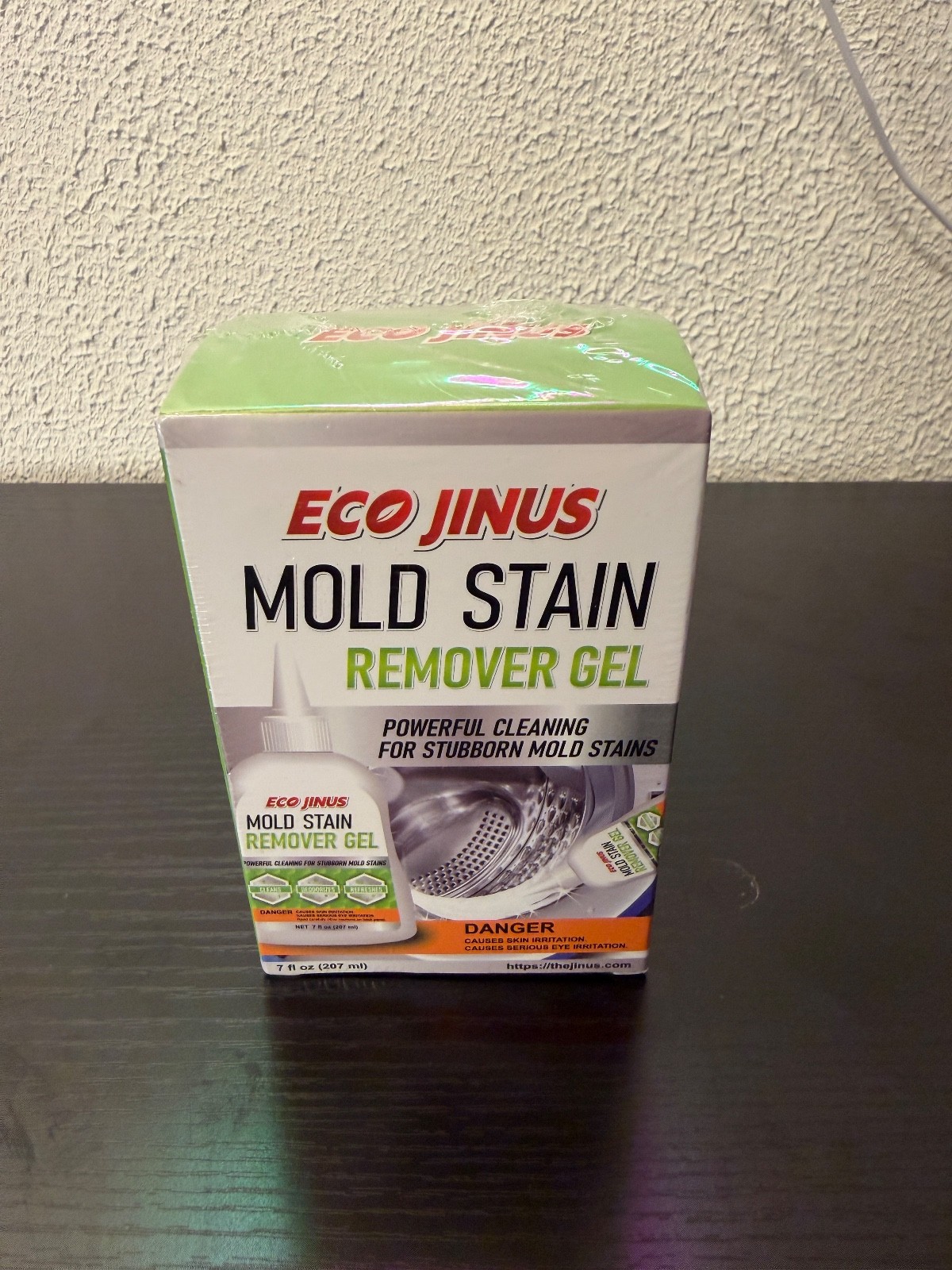 Eco Jinus Mold Stain Remover Gel 7oz , 3 Pack Washing Machine, Rubber Seals