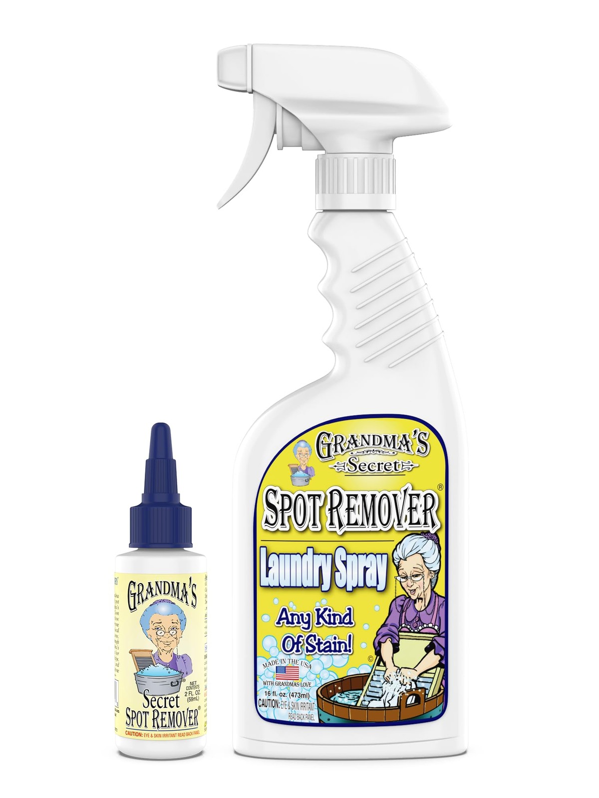 Spot Remover Laundry Spray Chlorine Bleach and Toxin Free for Clothes Combo Pack