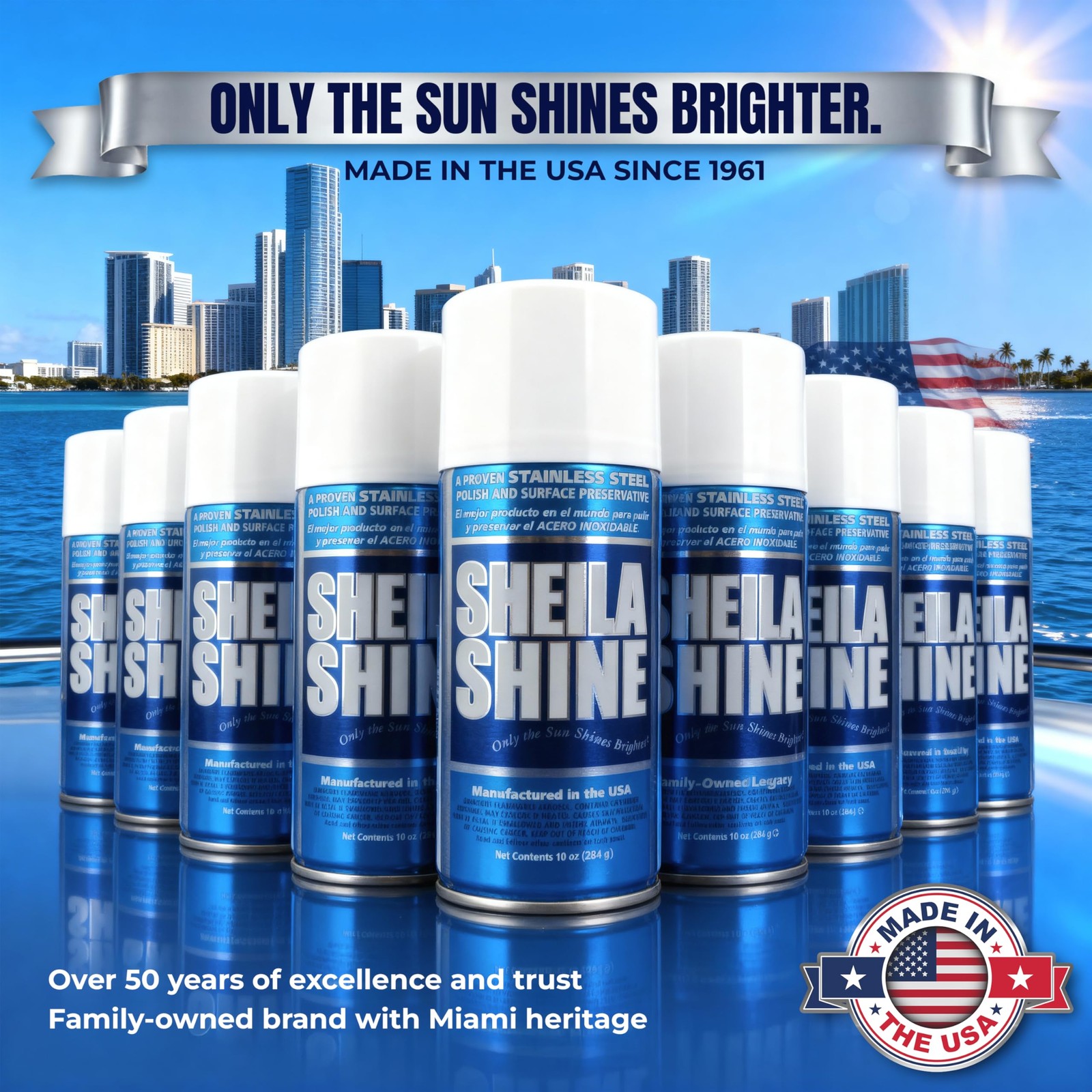 12 x 10oz w/Microfiber Cloth Stainless Steel Cleaner and Polish – Cleans, Pol…