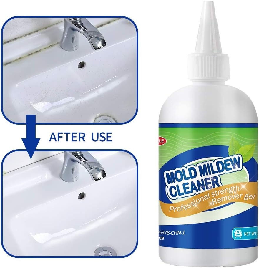 Fast-Acting Eco-Friendly Mold Cleaner Gel, 8 Fl Oz – Versatile Stain Remover