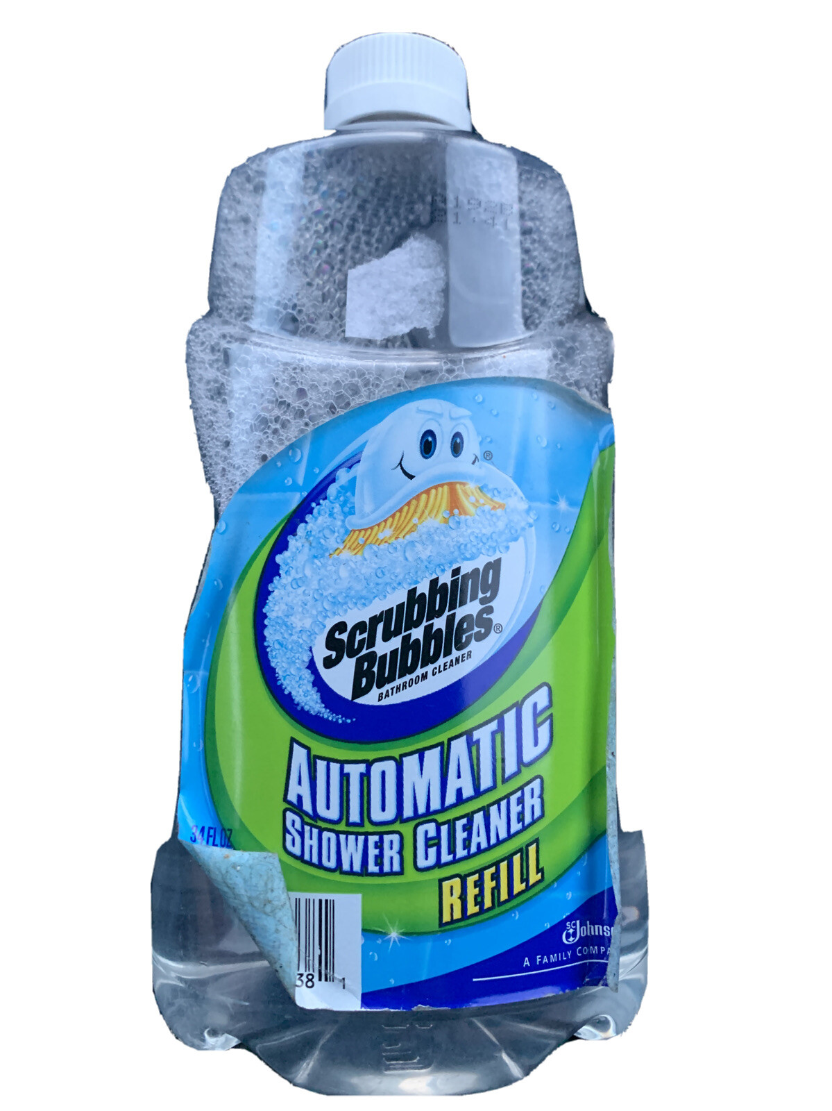 (1) Scrubbing Bubbles Fresh Clean Shower Cleaner 34 Fluid Ounces Refill New
