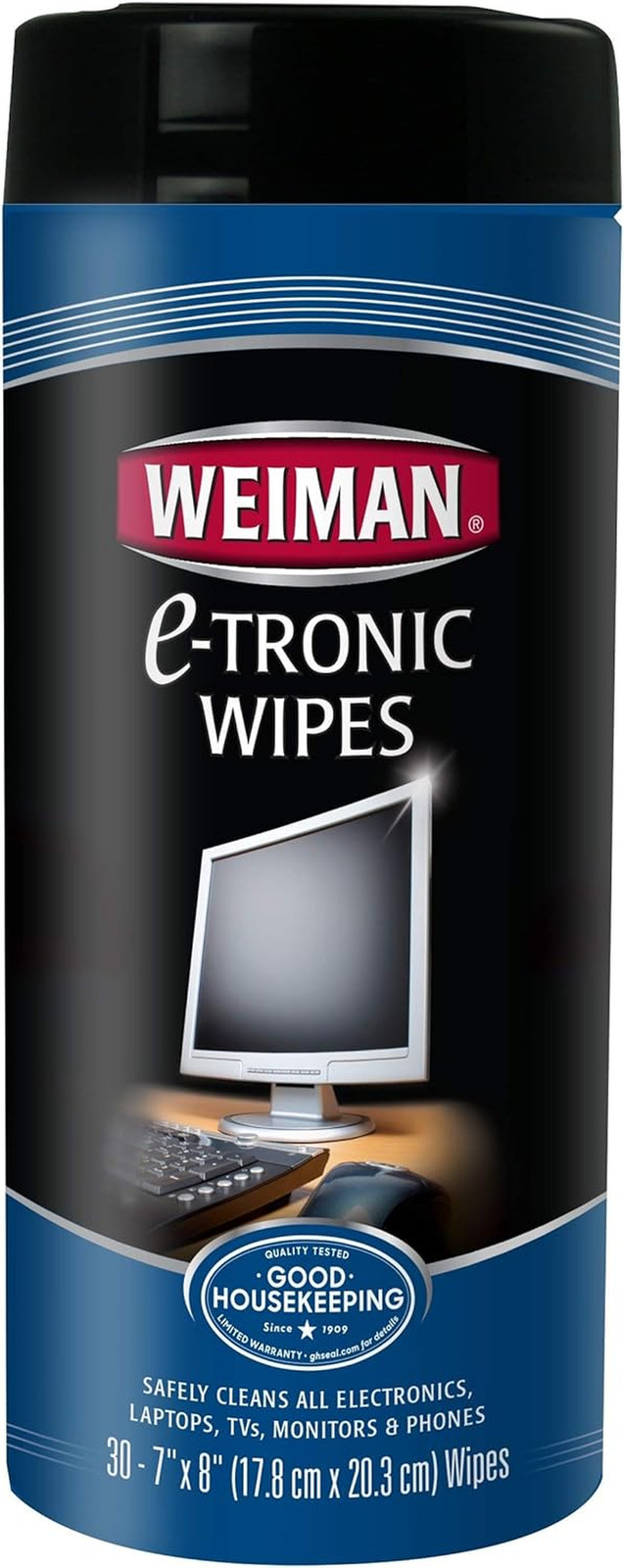 Electronic Wipes Canister 30 Count (Pack of 2)