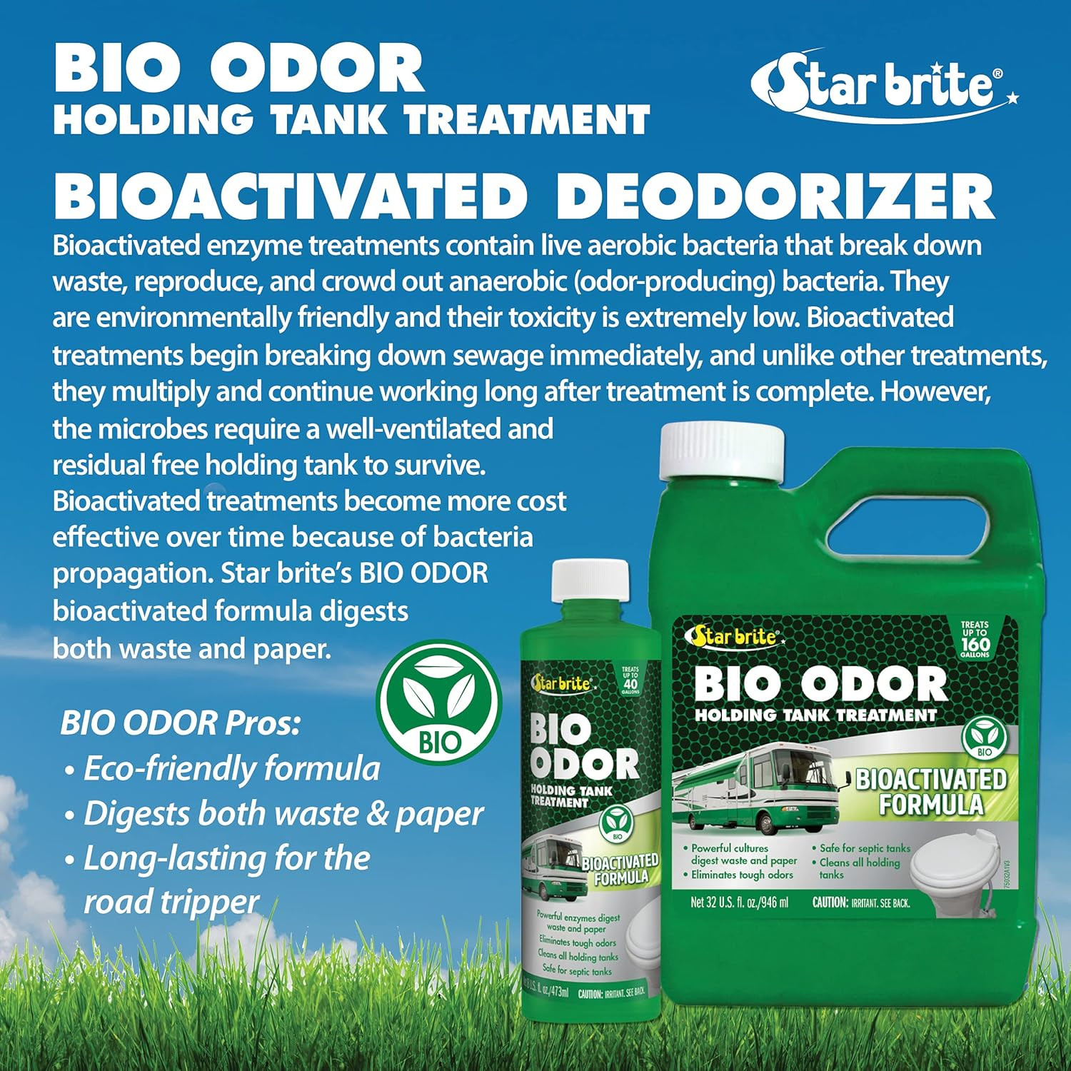 Bio Odor Holding Tank Treatment – 32 OZ (075032)