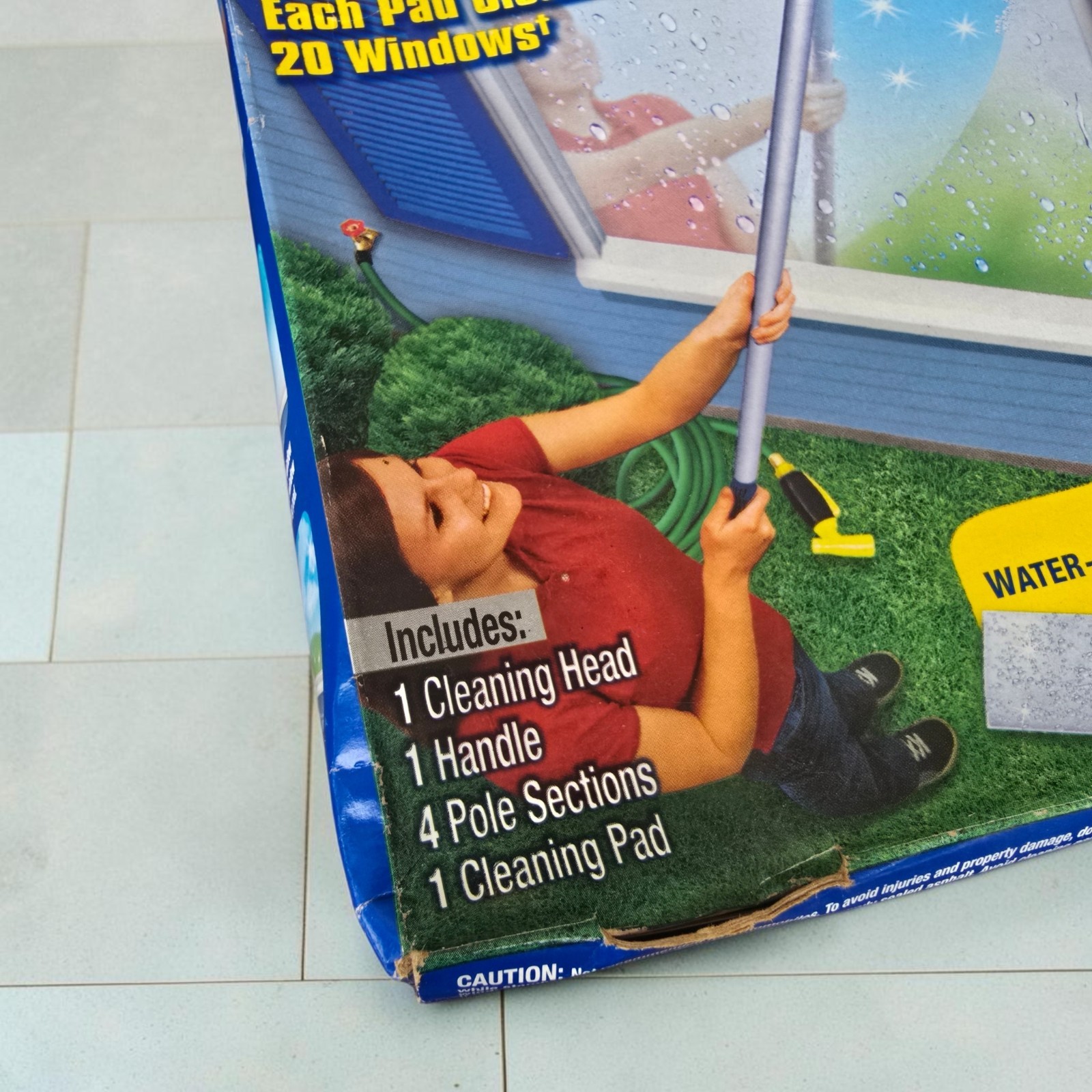 Windex Outdoor All-In-One Glass & Window Cleaner Tool Starter Kit | New Sealed