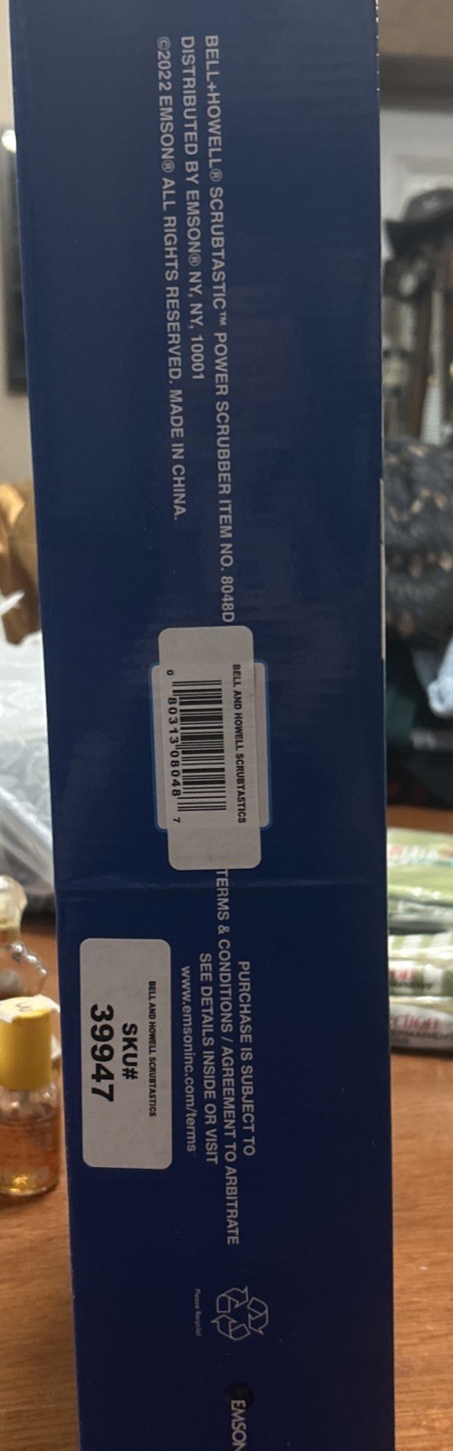 Bell + Howell Scrubtastic Rechargeable Power Scrubber NEW 2022