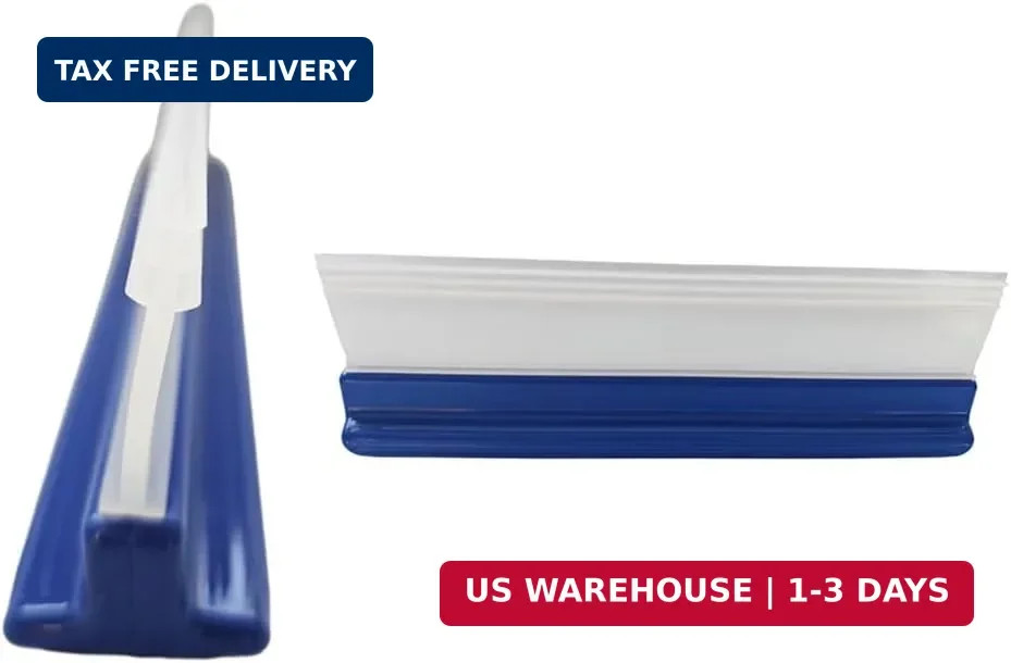 Flexible Silicone Water Car Squeegee, 12″ Automotive Car Window Water Wiper Blad