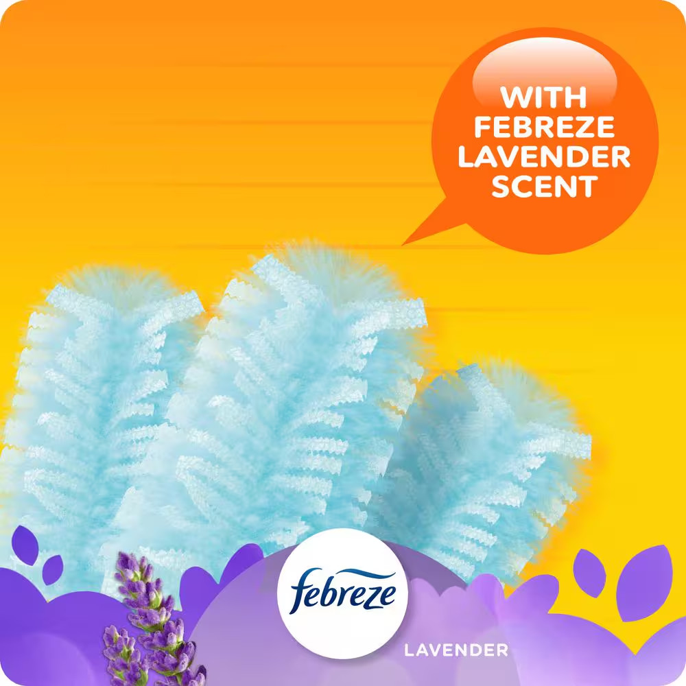180 Duster Multi-Surface Refills with Febreze Lavender Vanilla and Comfort Scent