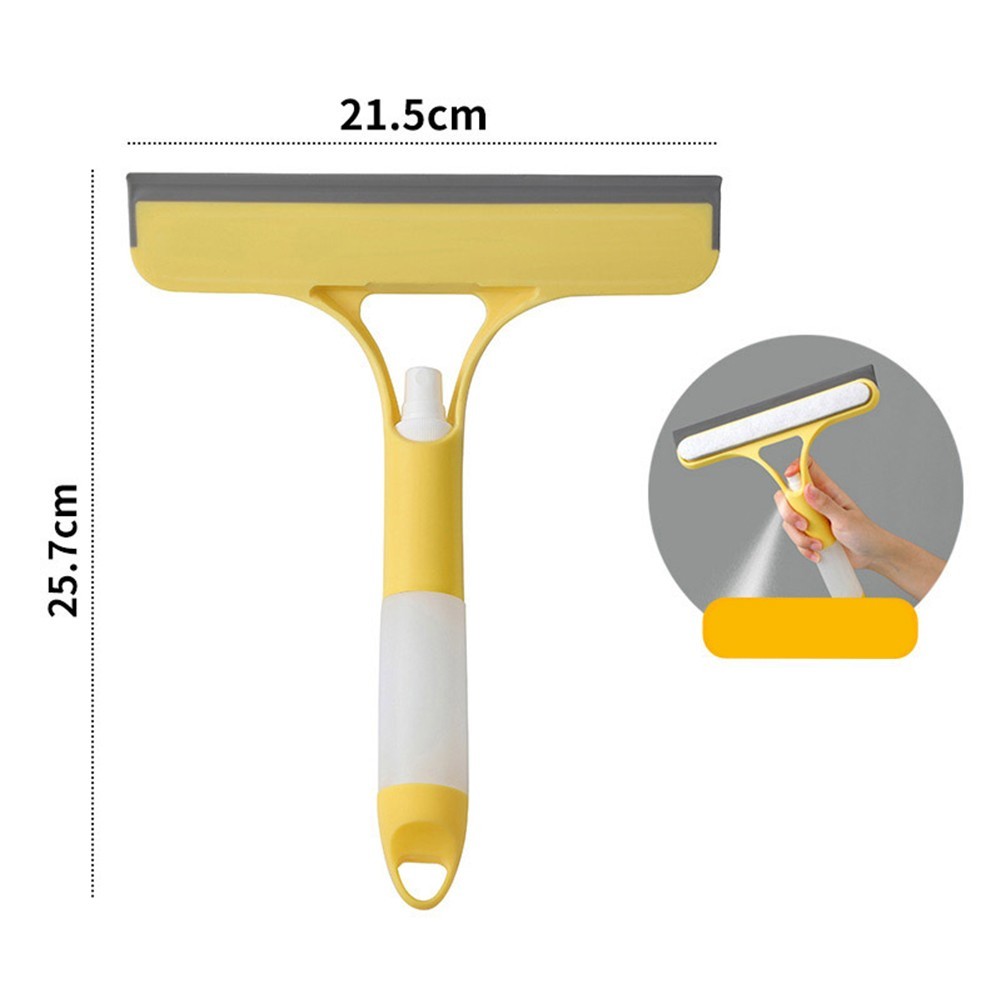 for multi Functional Glass Cleaner with Silicone Scraper for Home and Office Use