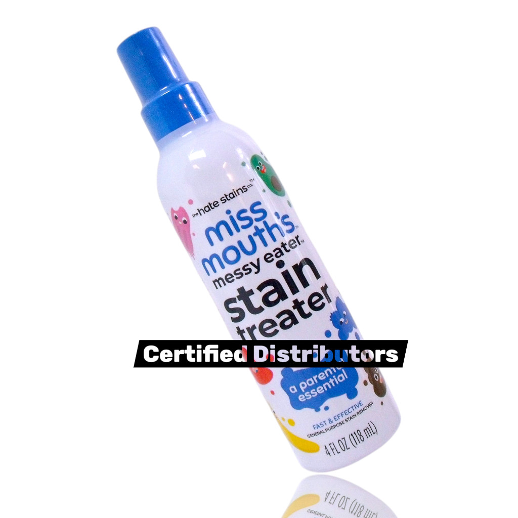 (4-Pack) Miss Mouth’s Messy Eater, Stain Treater Remover Spray 4oz (16oz Total)